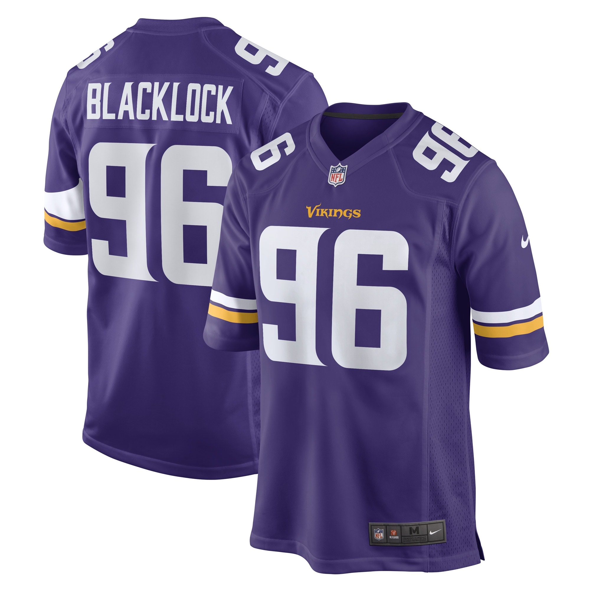 Ross Blacklock Minnesota Vikings Nike Game Player Jersey - Purple - PersonalJerseys