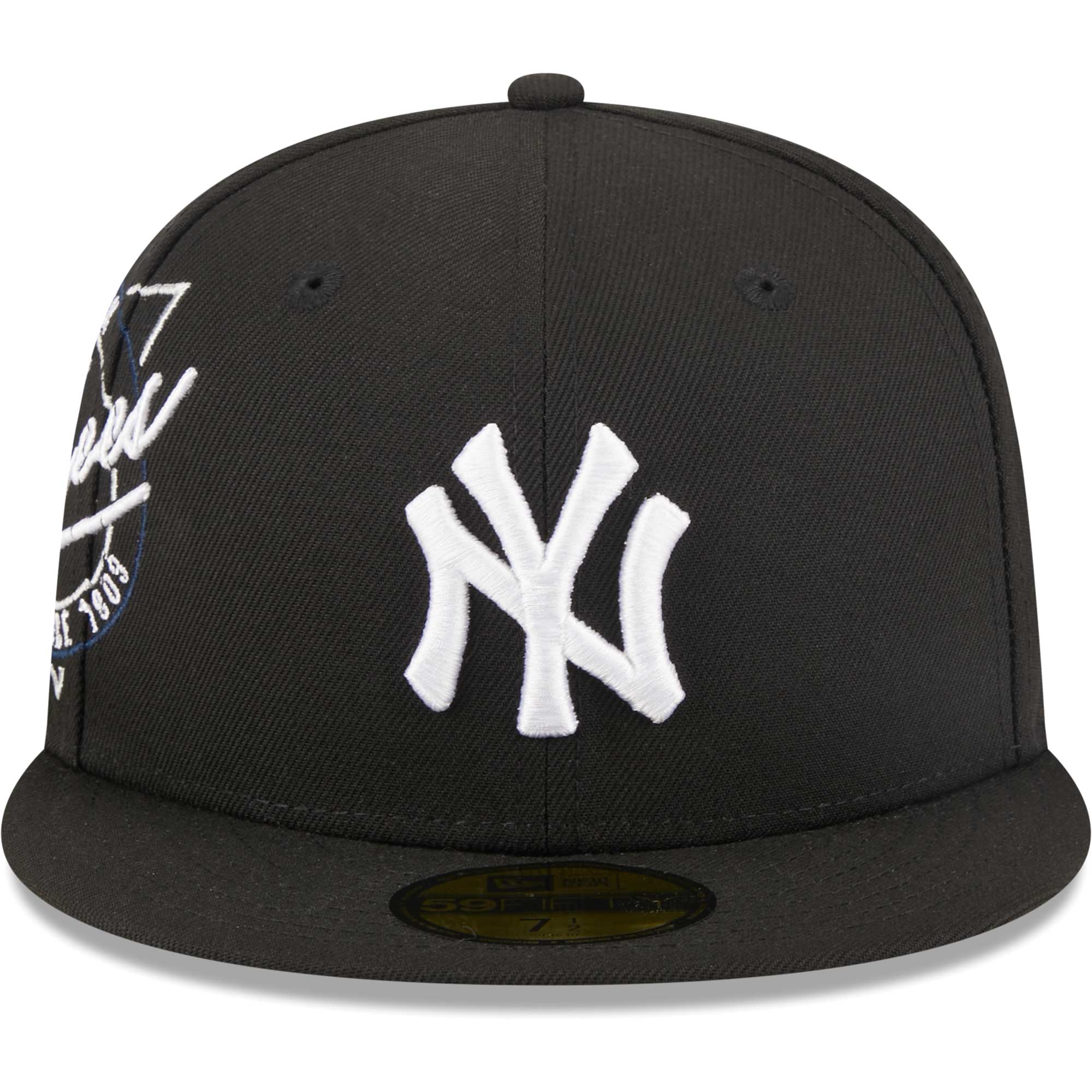 New York Yankees New Era Neon 59FIFTY Fitted Hat - Black - PersonalJerseys