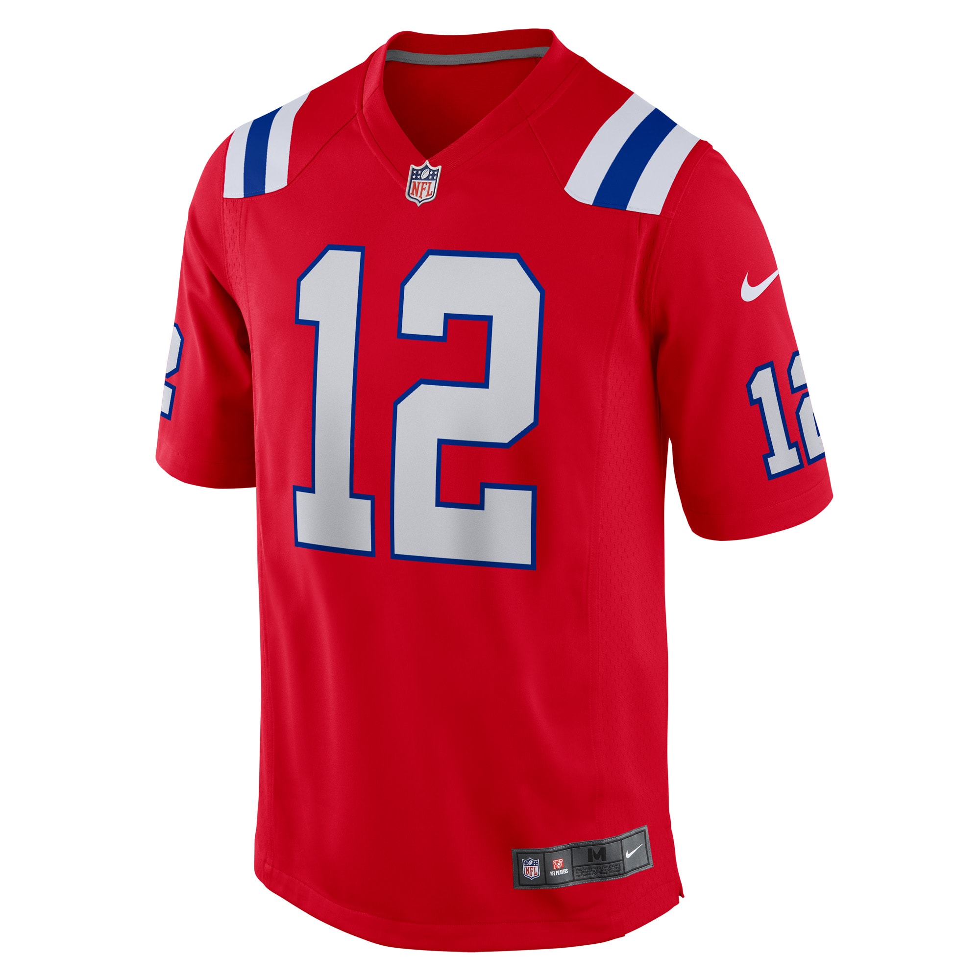 New England Patriots Tom Brady Red Retired Game Jersey for Youth Women Men - Friend Lounge Store - Shop for All Things Jerseys Sports - PersonalJerseys