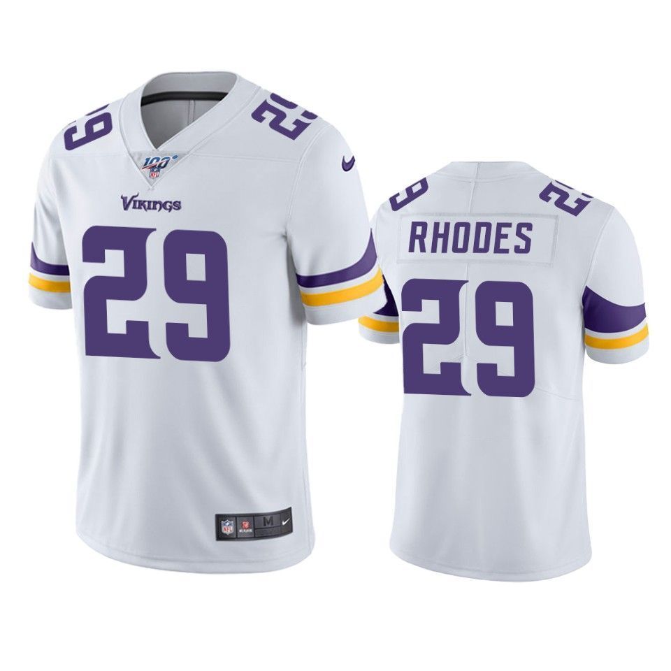 Minnesota Vikings Xavier Rhodes White 100th Season Vapor Limited Jersey - Friend Lounge Store - Shop for All Things Jerseys Sports - PersonalJerseys