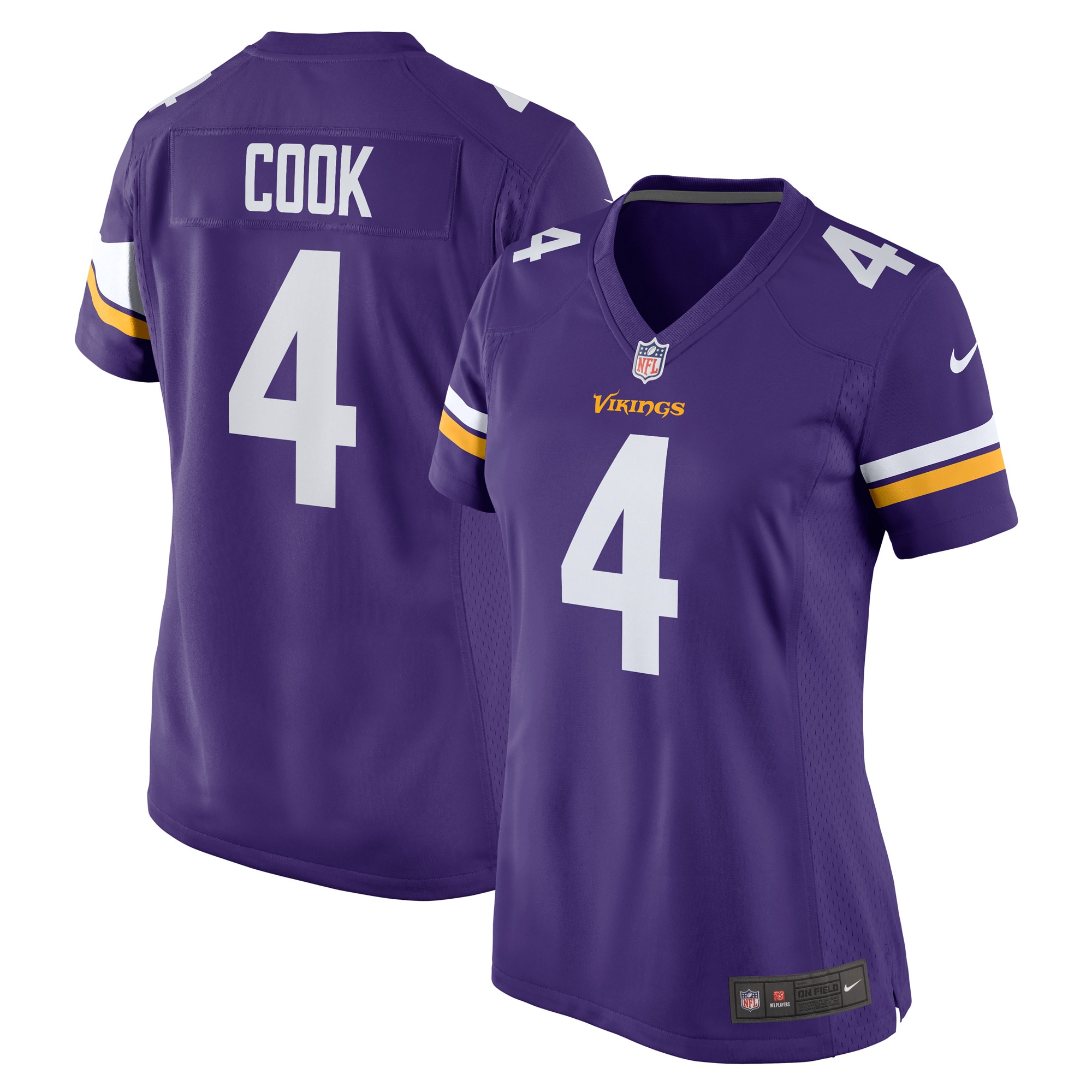 Minnesota Vikings Dalvin Cook Purple Game Jersey for Youth Women Men - Friend Lounge Store - Shop for All Things Jerseys Sports - PersonalJerseys