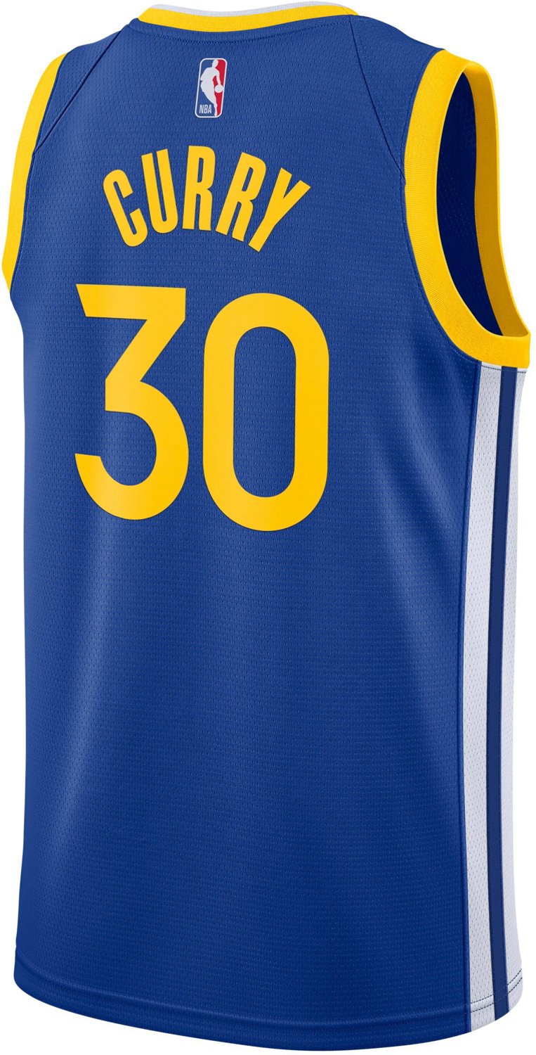 Nike Men's Golden State Warriors Stephen Curry 30 Icon Edition Swingman Jersey - PersonalJerseys