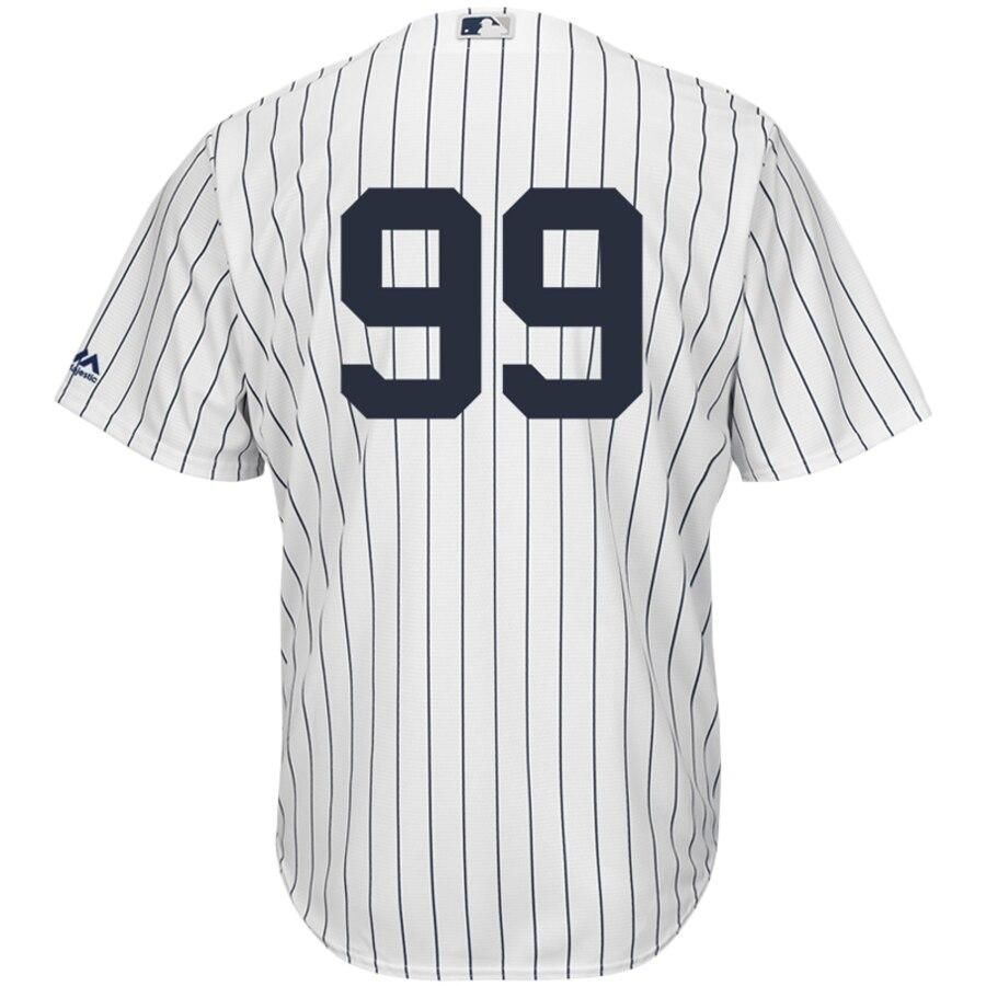 Aaron Judge New York Yankees Majestic Cool Base Player Jersey - White - Friend Lounge Store - Shop for All Things Jerseys Sports - PersonalJerseys
