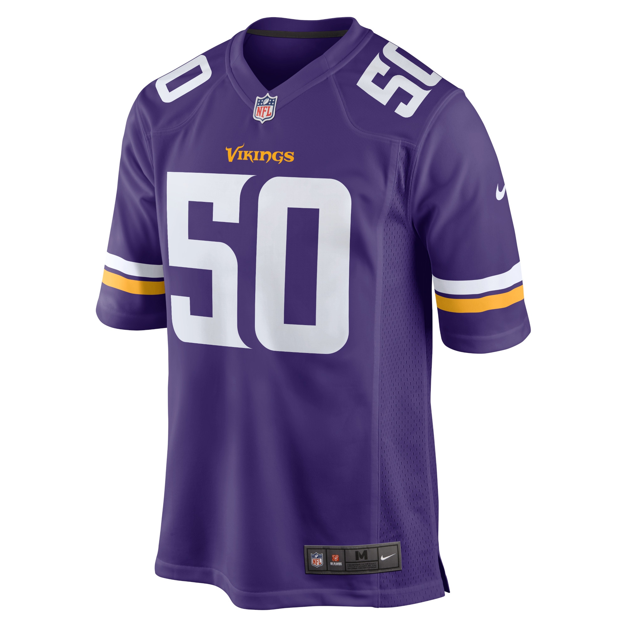 TJ Smith Minnesota Vikings Nike Home Game Player Jersey - Purple - PersonalJerseys