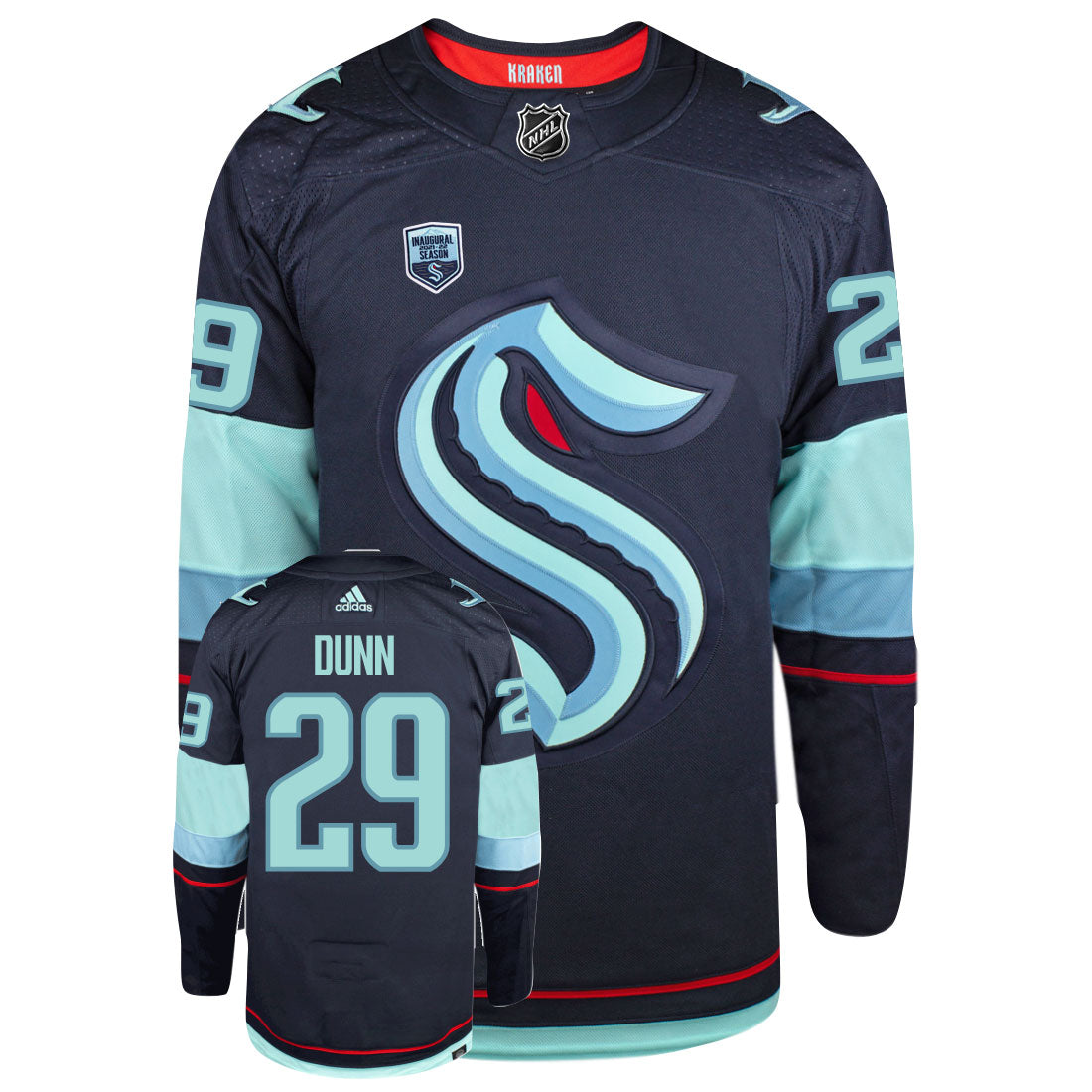 Vince Dunn Seattle Kraken Adidas Primegreen Authentic NHL Hockey Jersey - PersonalJerseys