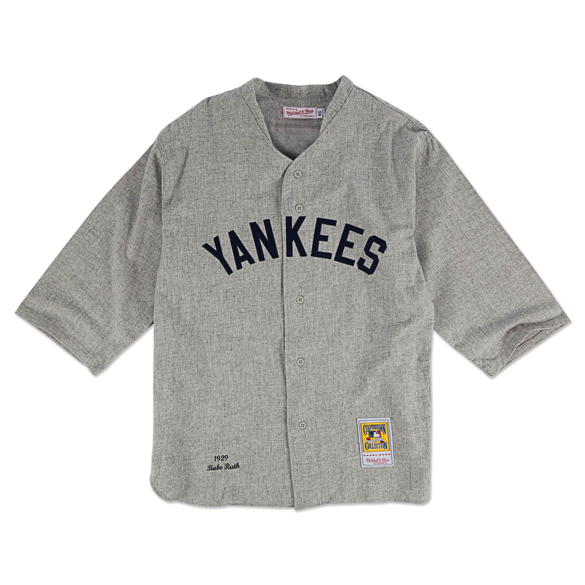 Authentic Jersey New York Yankees Road 1929 Babe Ruth - PersonalJerseys
