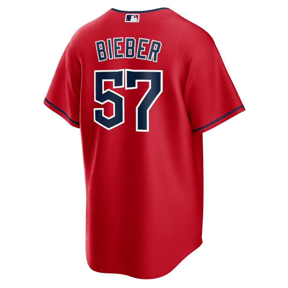 MLB Men's Cleveland Guardians Shane Bieber Alternate Replica Player Jersey - Friend Lounge Store - Shop for All Things Jerseys Sports - PersonalJerseys