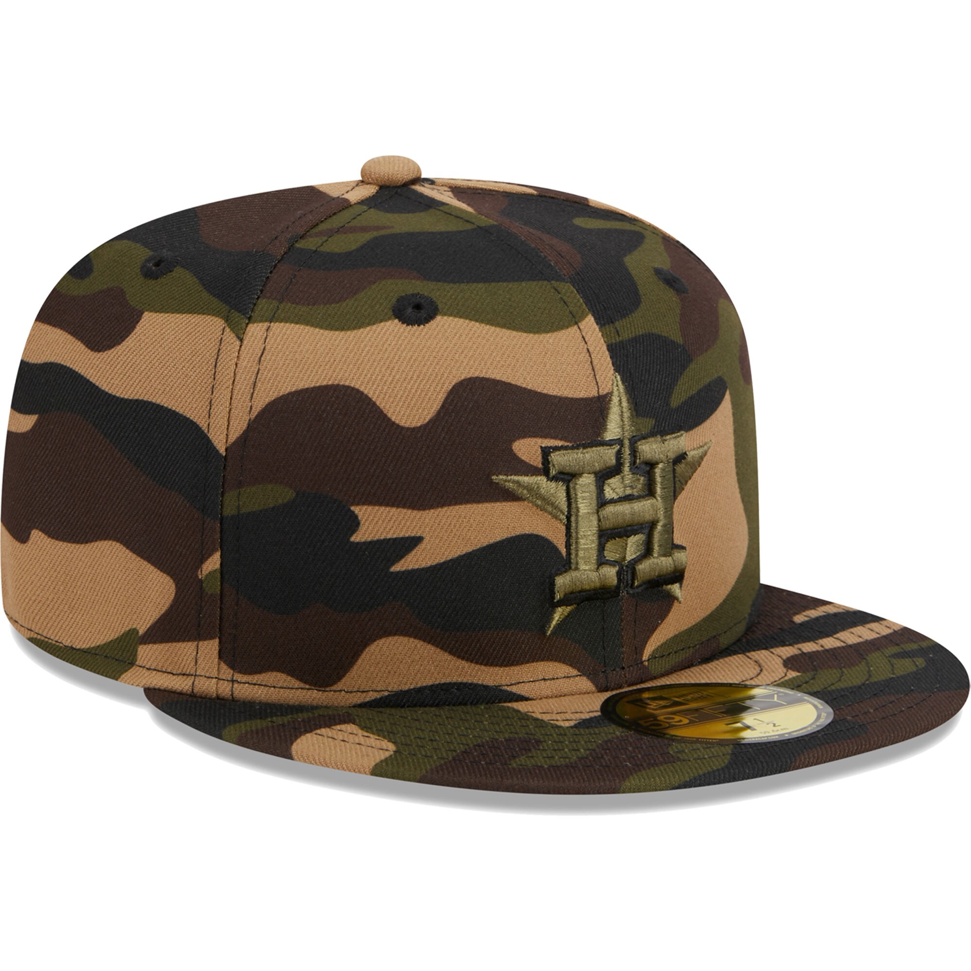 Houston Astros New Era Autumn 59FIFTY Fitted Hat - Camo - PersonalJerseys