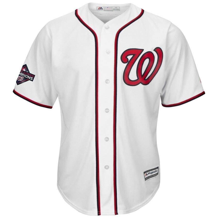 Juan Soto Washington Nationals Majestic 2019 World Series Champions Home Big And Tall Cool Base Player Jersey - White - Friend Lounge Store - Shop for All Things Jerseys Sports - PersonalJerseys