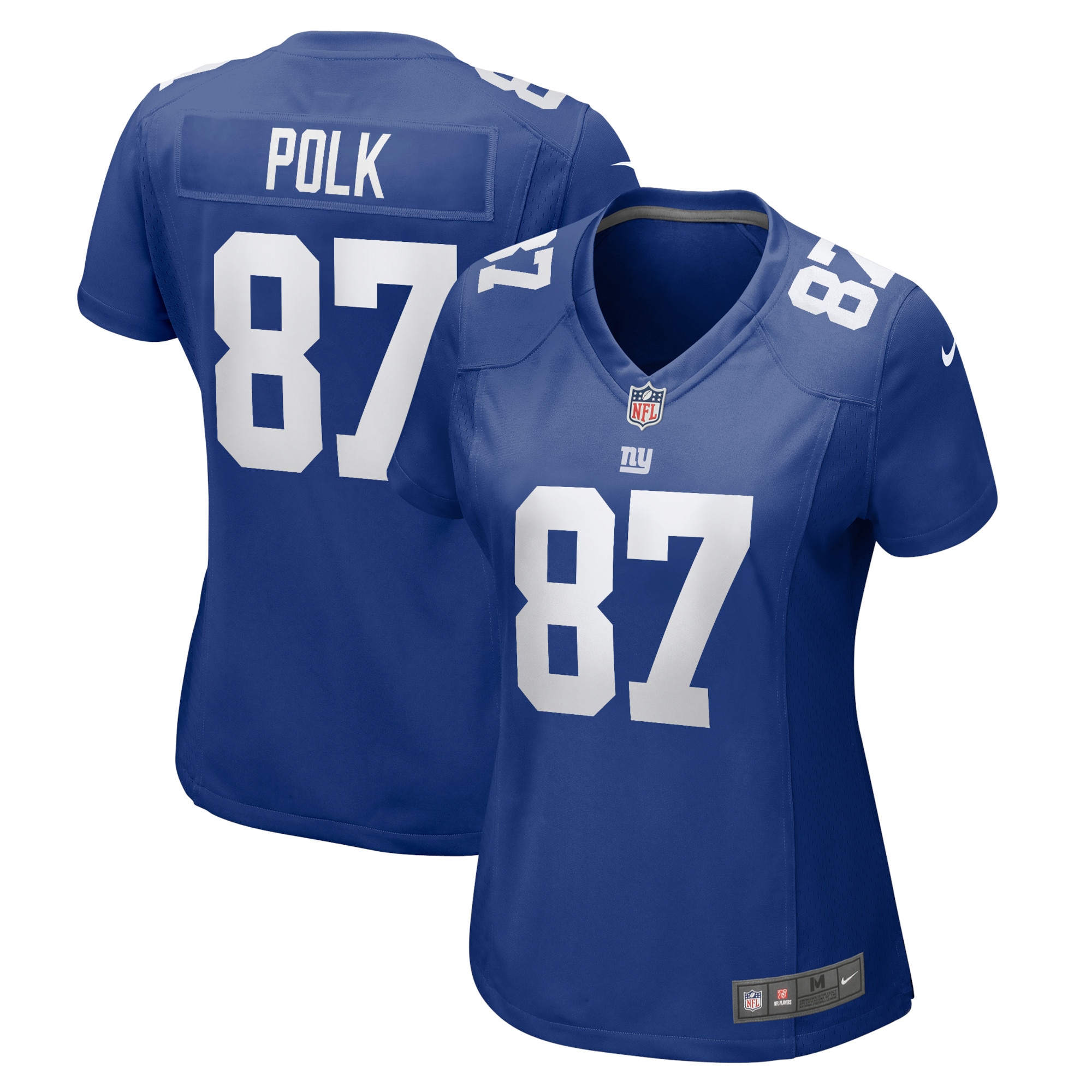 New York Giants Makai Polk Royal Home Game Player Jersey for Youth Women Men - Friend Lounge Store - Shop for All Things Jerseys Sports - PersonalJerseys