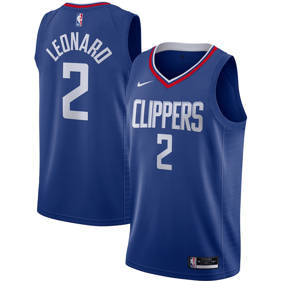 Kawhi Leonard LA Clippers 202021 Swingman Jersey - Royal - Icon Edition - Friend Lounge Store - Shop for All Things Jerseys Sports - PersonalJerseys