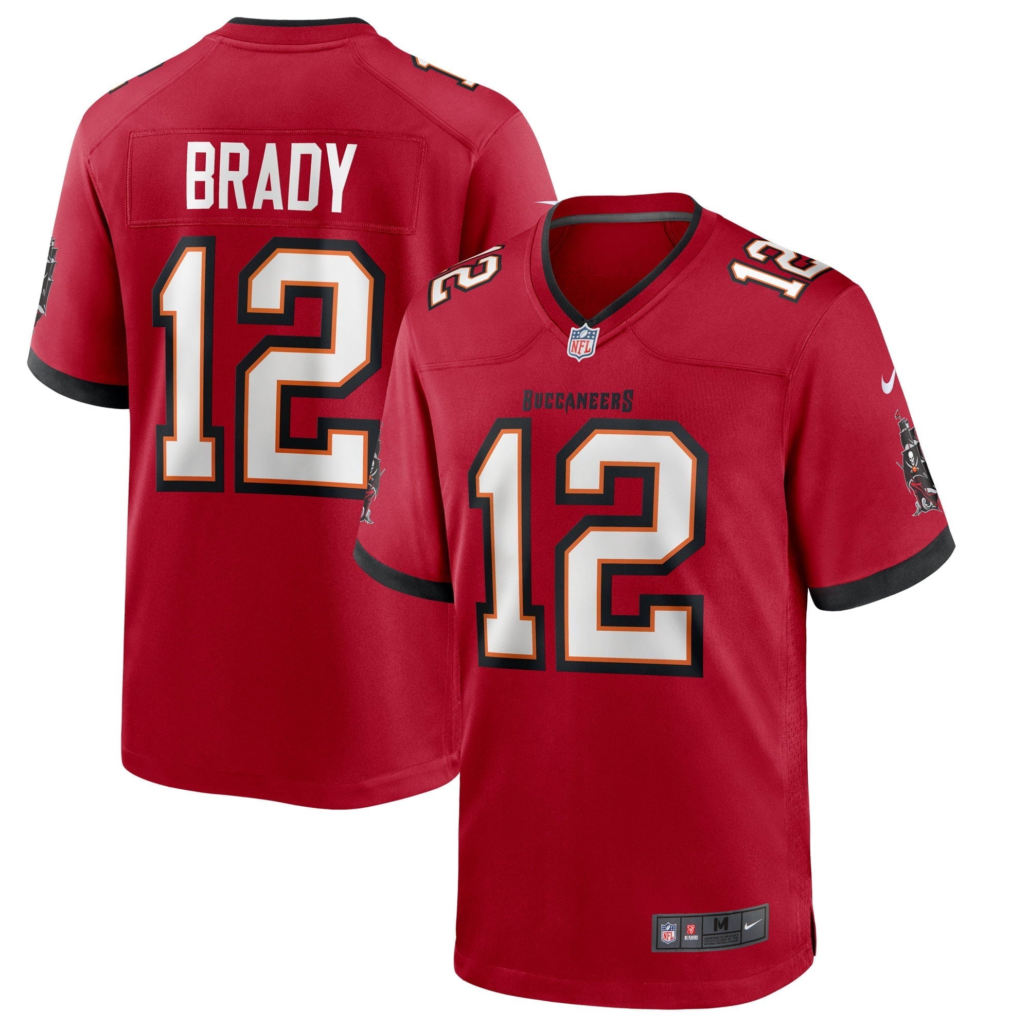 Men's Nike Tom Brady Red Tampa Bay Buccaneers Game Player Jersey - PersonalJerseys