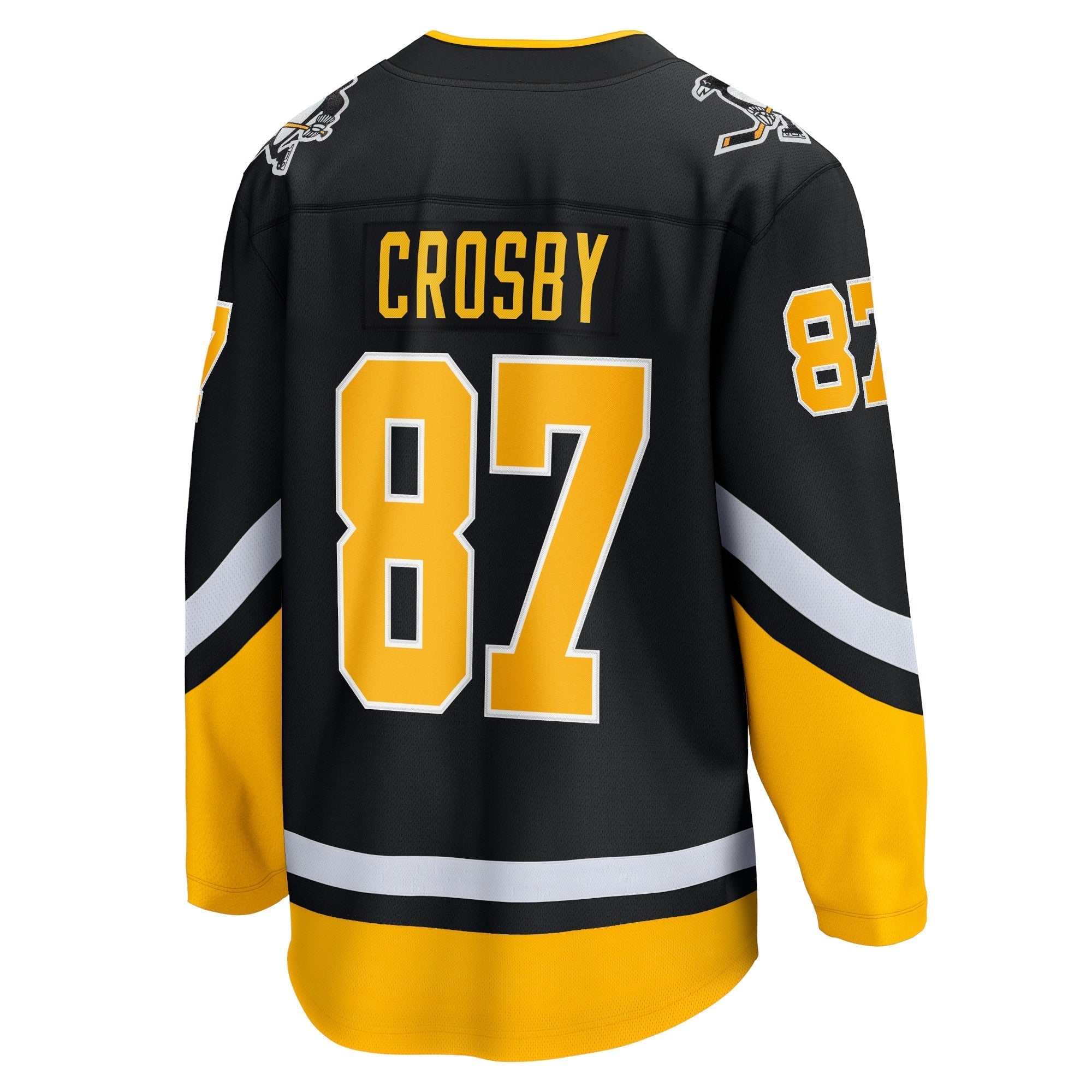 Men's Fanatics Branded Sidney Crosby Black Pittsburgh Penguins 2021/22 Alternate Premier Breakaway Player Jersey - PersonalJerseys