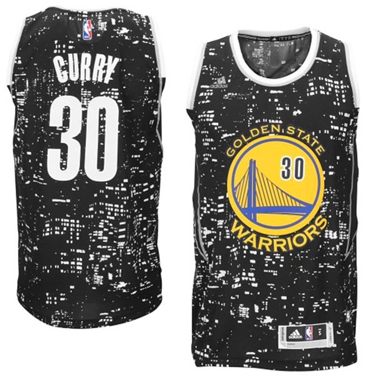 Male Golden State Warriors #30 Stephen Curry Black City Lights Fashion Swingman Jersey - Friend Lounge Store - Shop for All Things Jerseys Sports - PersonalJerseys