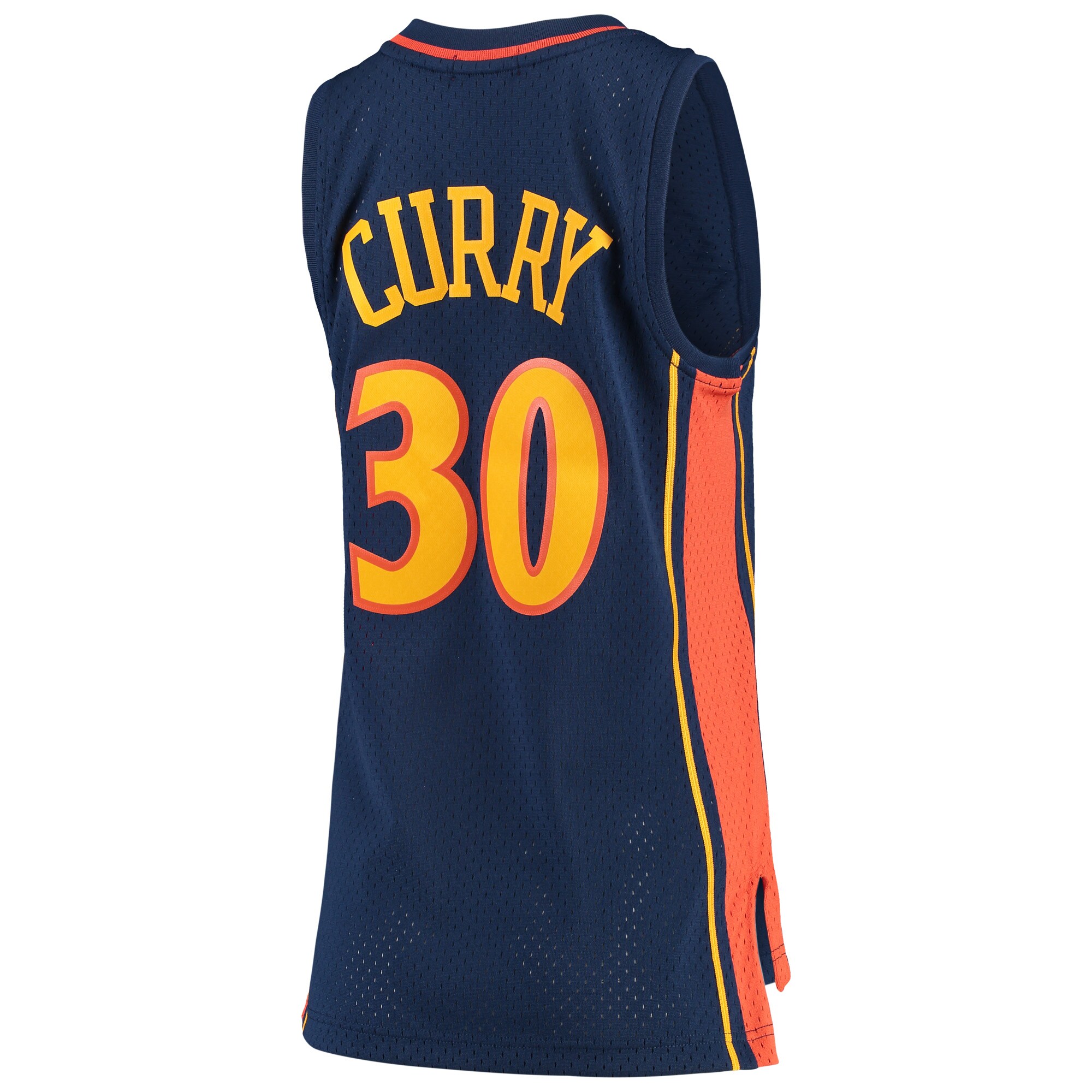 Stephen Curry Golden State Warriors Mitchell & Ness Women's 2009-10 Hardwood Classics Swingman Jersey - Navy - PersonalJerseys