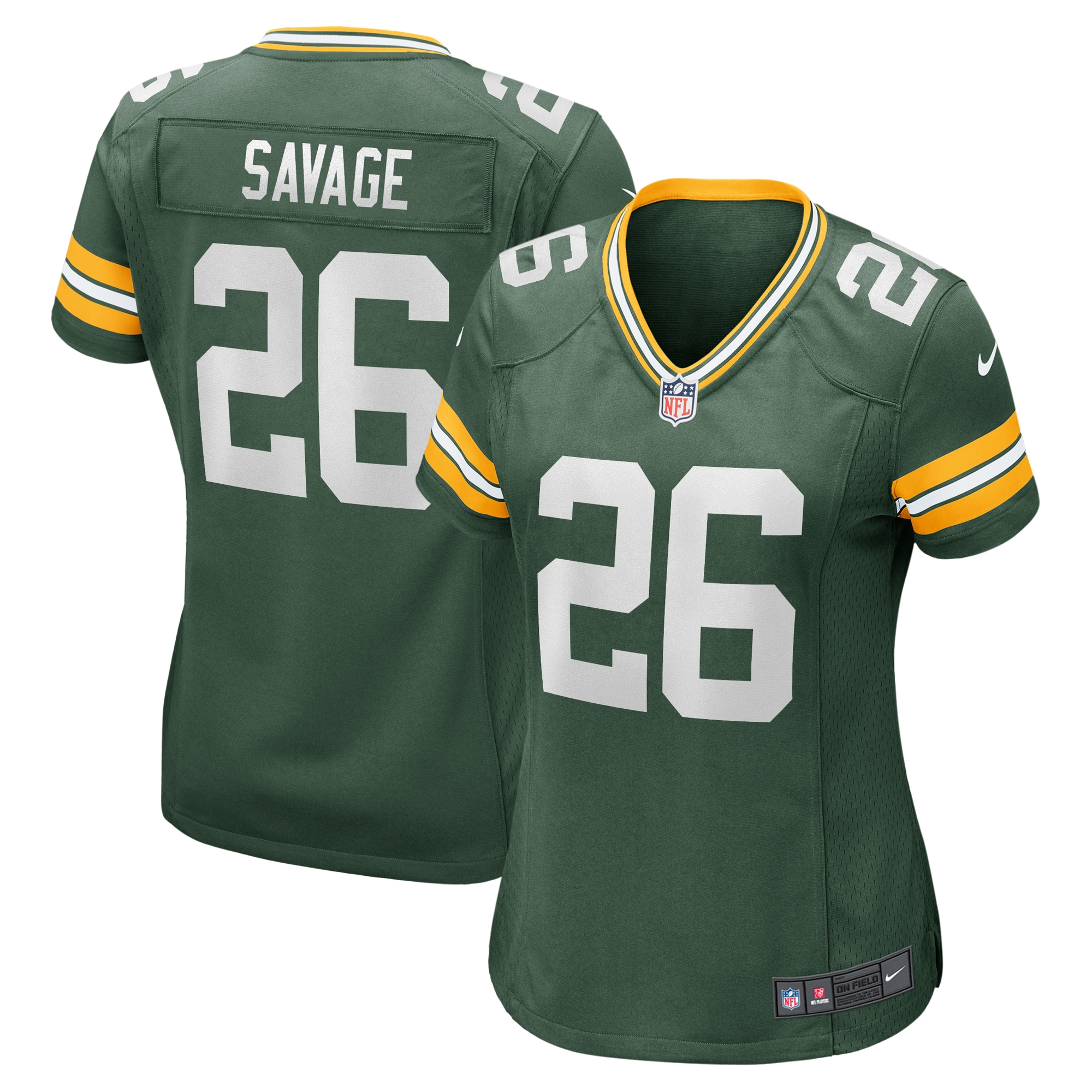 Green Bay Packers Darnell Savage Jr. Green Game Team Jersey for Youth Women Men - Friend Lounge Store - Shop for All Things Jerseys Sports - PersonalJerseys