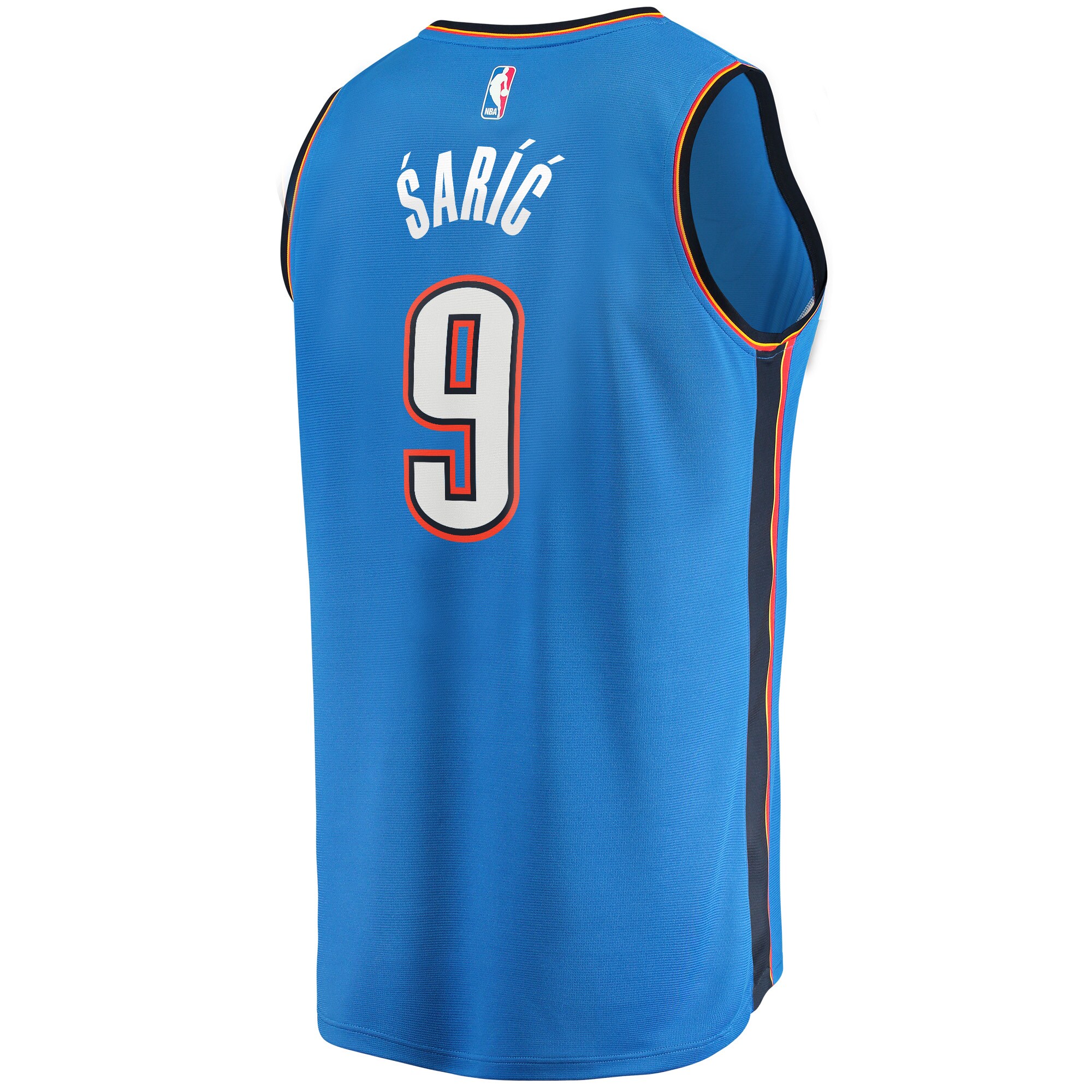 Dario Saric Oklahoma City Thunder Fanatics Branded Youth Fast Break Player Jersey - Icon Edition - Blue - PersonalJerseys