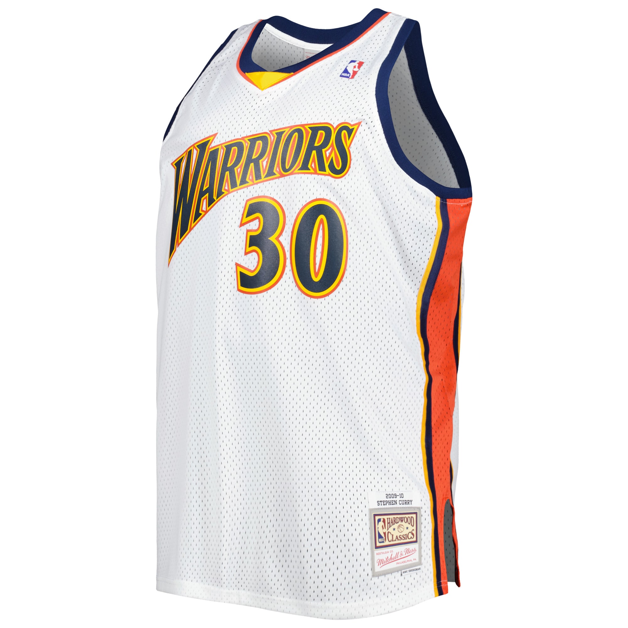 Stephen Curry Golden State Warriors Mitchell & Ness Big & Tall Hardwood Classics 2008/09 Swingman Jersey - White - PersonalJerseys