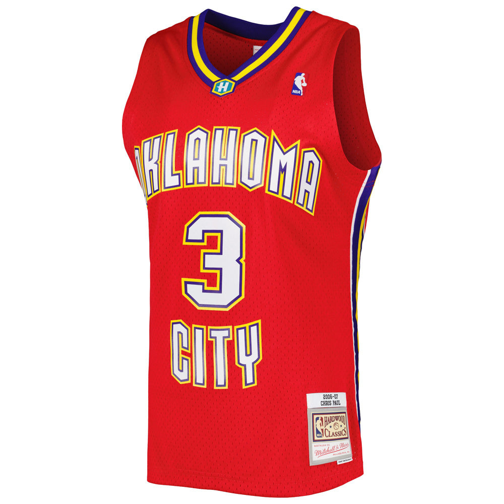 Men's New Orleans Hornets Chris Paul 2006-07 Hardwood Classics Jersey - Red - PersonalJerseys