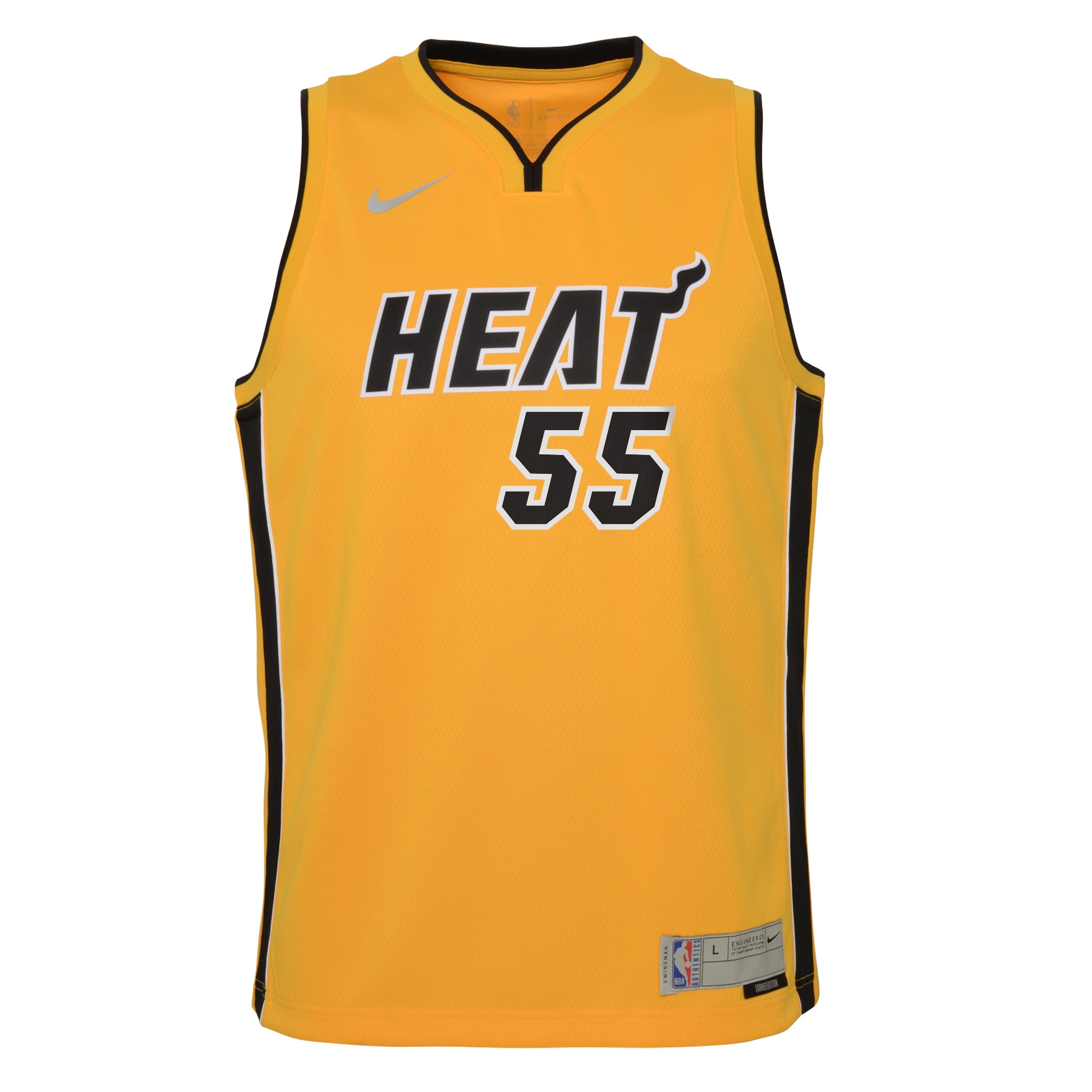 Duncan Robinson Miami Heat Nike Youth 2020/21 Swingman Player Jersey Trophy Gold - Earned Edition - PersonalJerseys