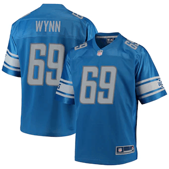 Jonathan Wynn Detroit Lions NFL Pro Line Team Player Jersey - Blue - Friend Lounge Store - Shop for All Things Jerseys Sports - PersonalJerseys
