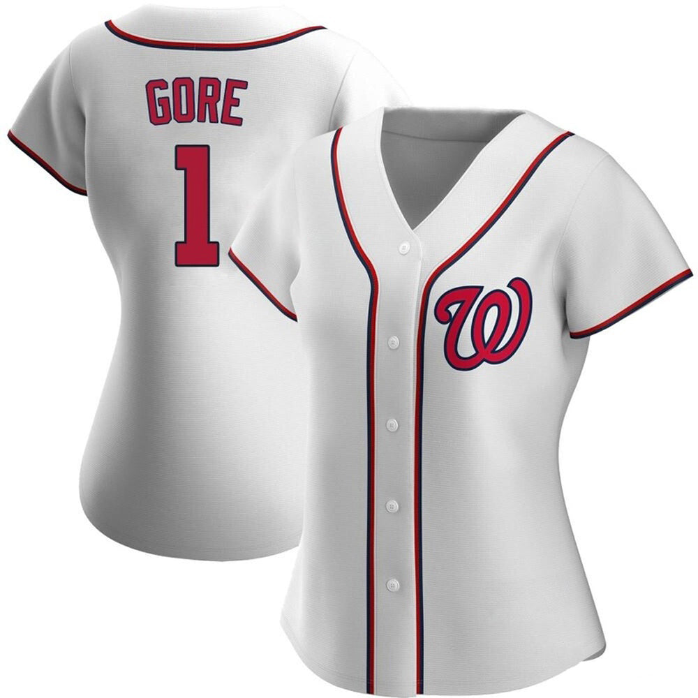 Women's Washington Nationals MacKenzie Gore Cool Base Replica Home Jersey - White - Sports Wear Jersey - PersonalJerseys