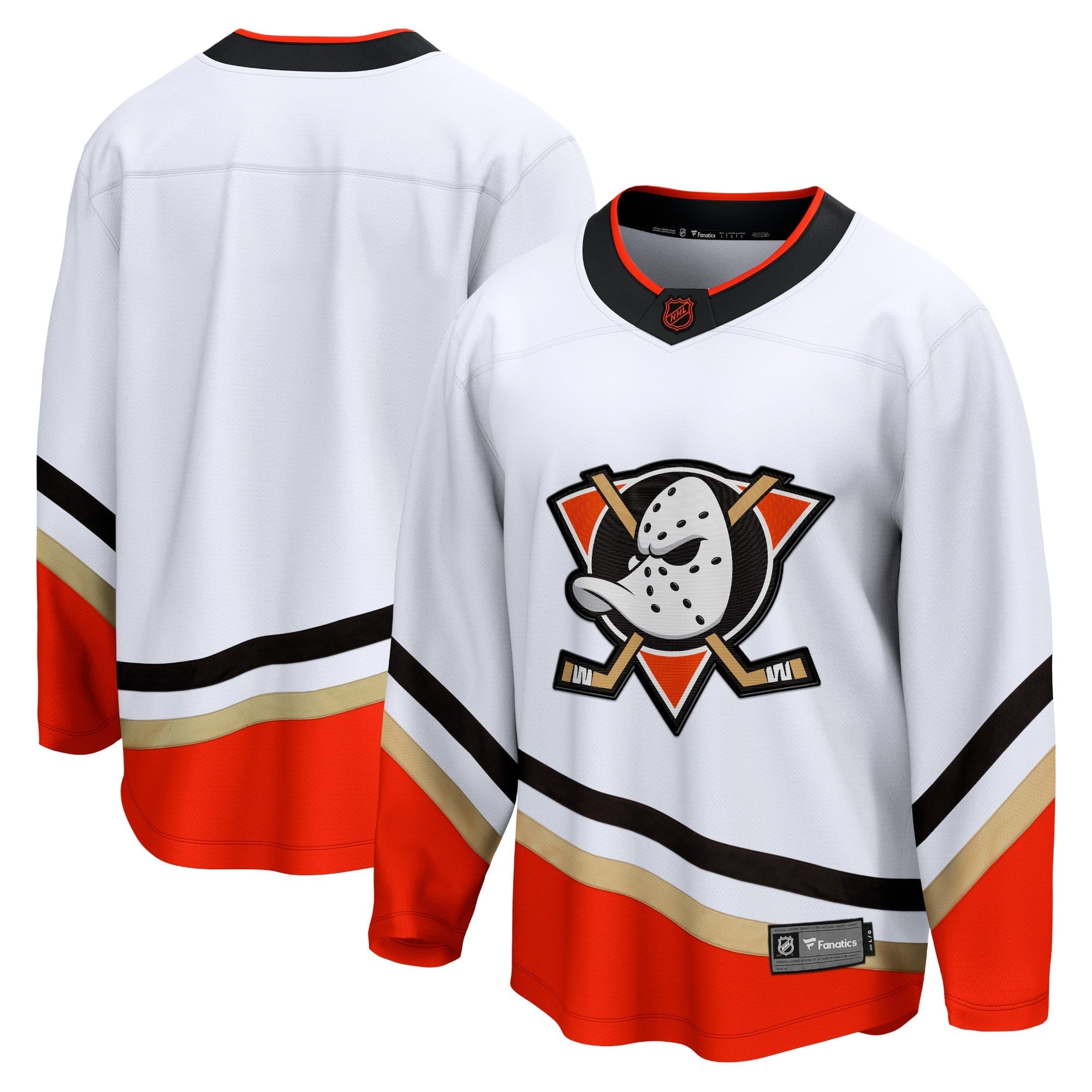 Men's Fanatics Branded White Anaheim Ducks Special Edition 2.0 Breakaway Blank Jersey - PersonalJerseys