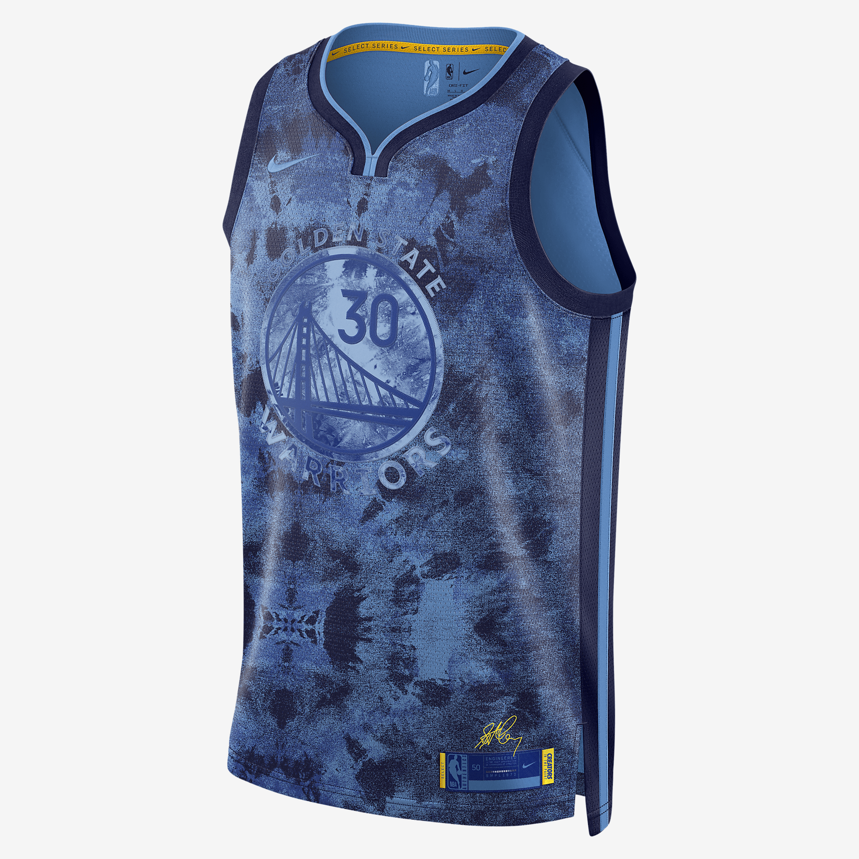 Stephen Curry Golden State Warriors 2022/23 Select Series Men's Nike Dri-FIT NBA Swingman Jersey - Coast - PersonalJerseys