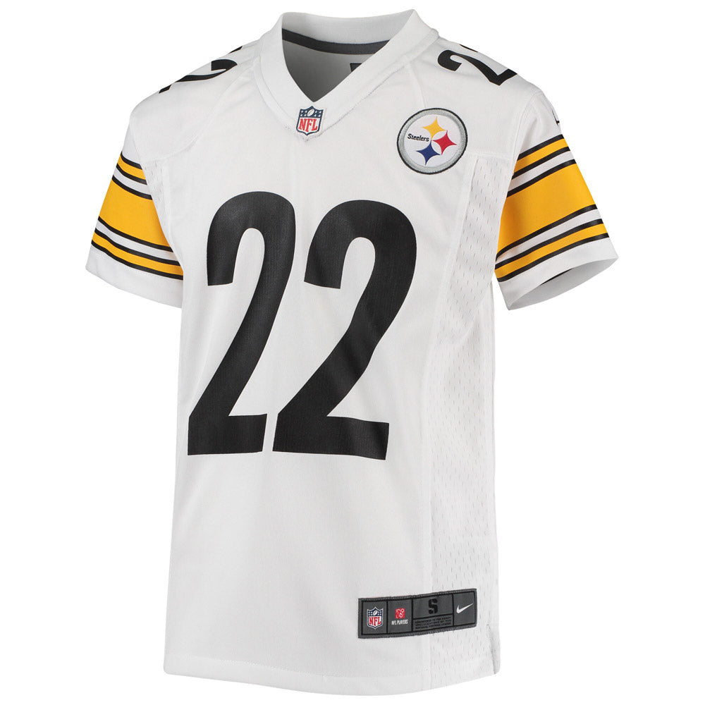 Youth Pittsburgh Steelers Najee Harris Game Jersey- White - PersonalJerseys