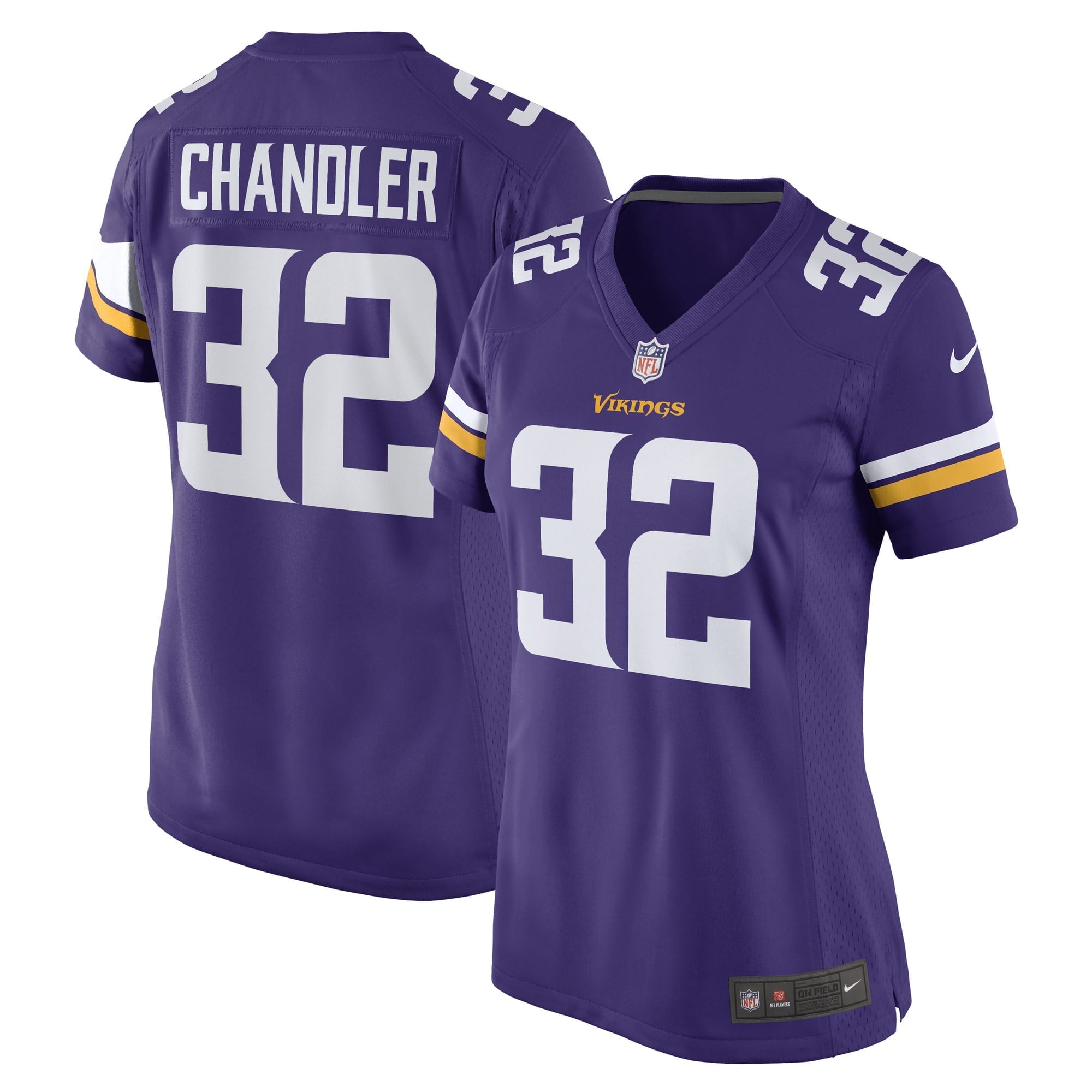 Women's Nike Ty Chandler Purple Minnesota Vikings Game Player Jersey - PersonalJerseys
