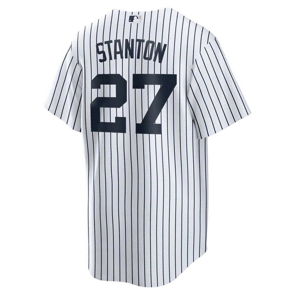Men's New York Yankees Giancarlo Stanton Home Player Name Jersey - White - PersonalJerseys