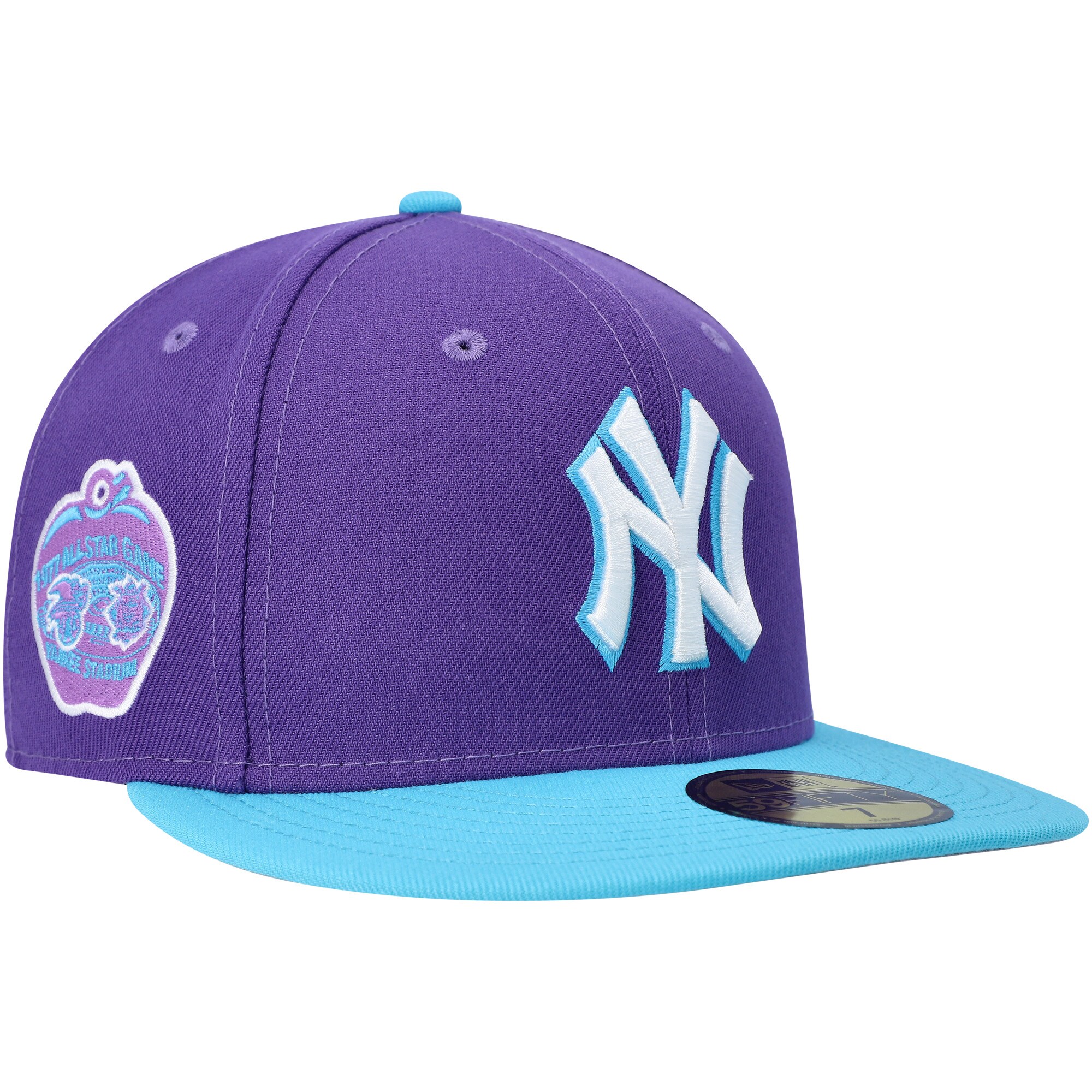 New York Yankees New Era Vice 59FIFTY Fitted Hat - Purple - PersonalJerseys