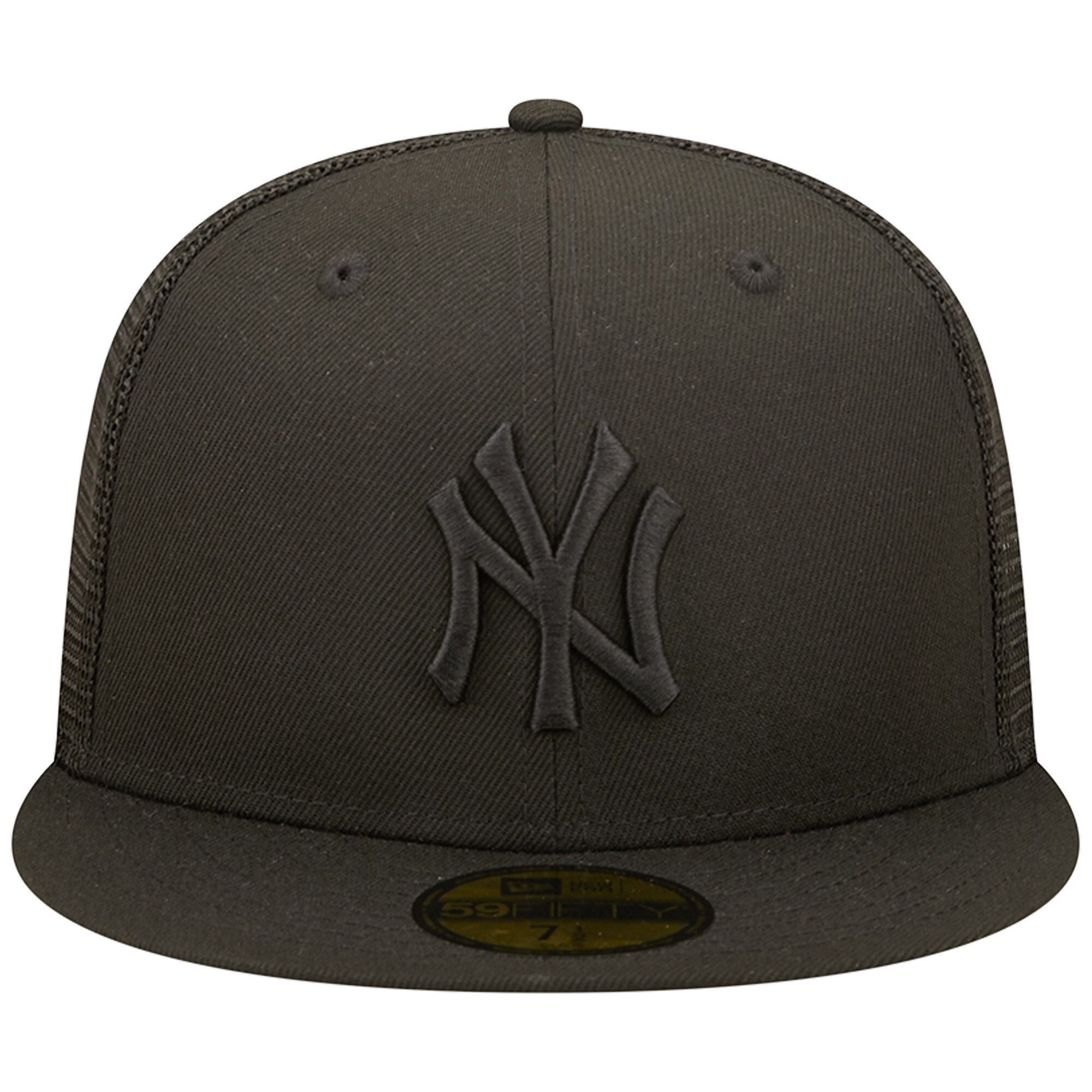 New York Yankees New Era Blackout Trucker 59FIFTY Fitted Hat - PersonalJerseys