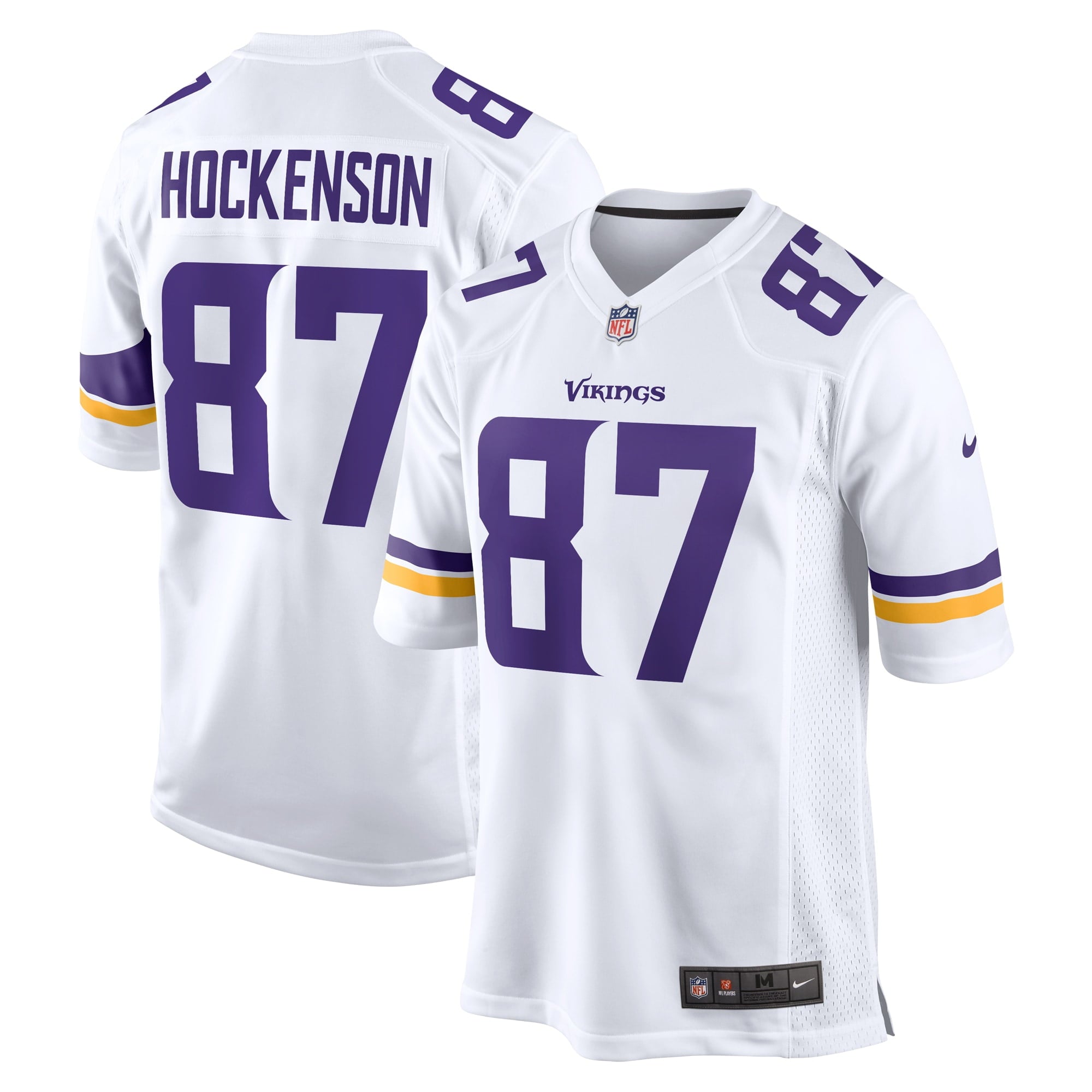 Men's Nike T.J. Hockenson White Minnesota Vikings Game Player Jersey - PersonalJerseys