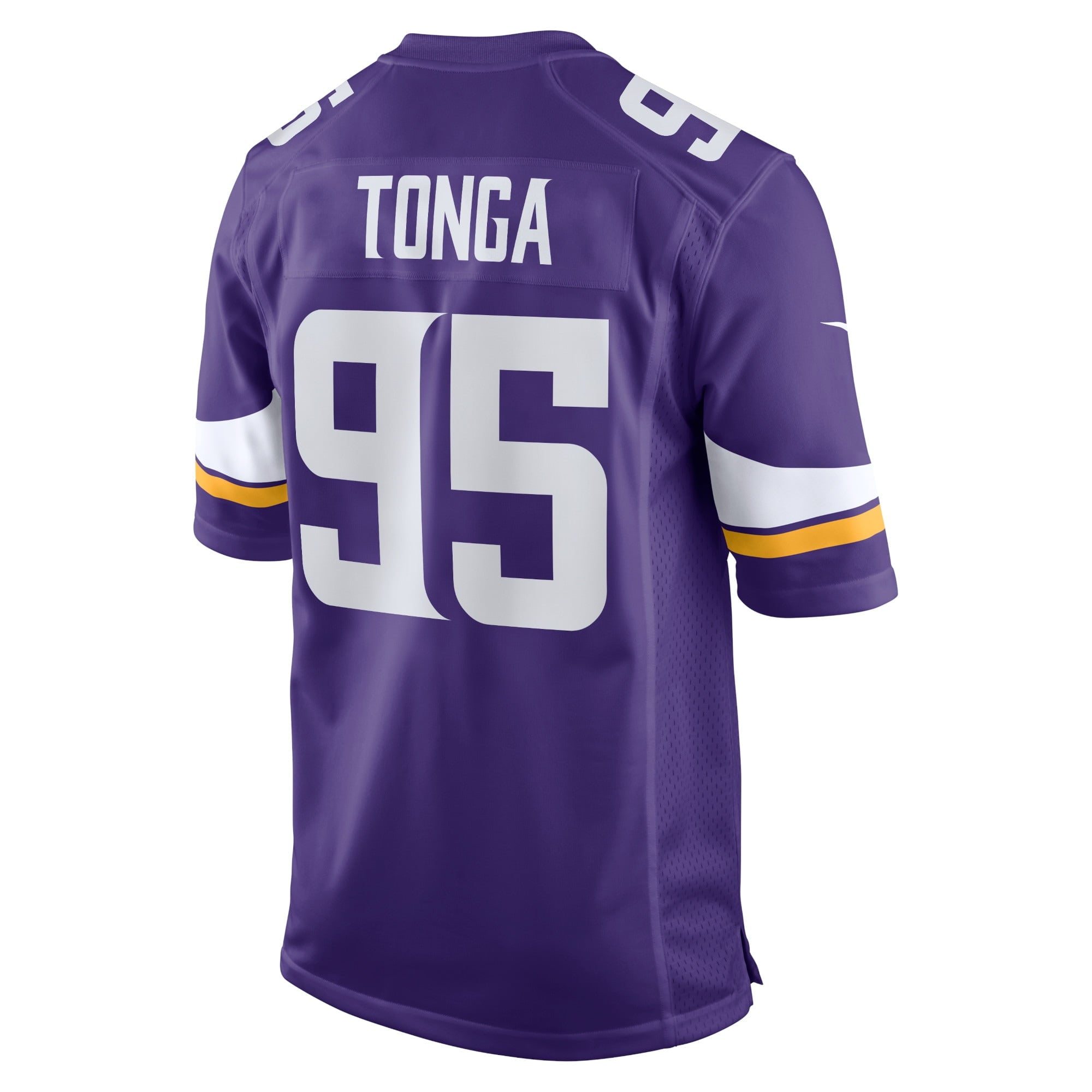 Men's Nike Khyiris Tonga Purple Minnesota Vikings Home Game Player Jersey - PersonalJerseys