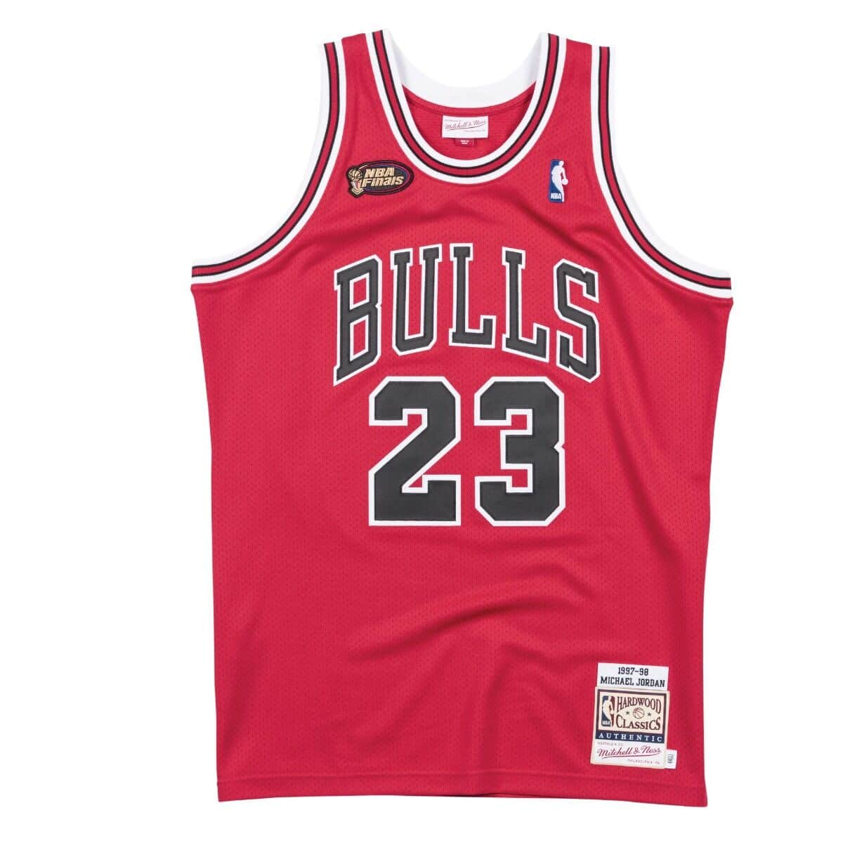 Authentic Michael Jordans Chicago Bulls Road Finals 1997-98 Jersey - PersonalJerseys