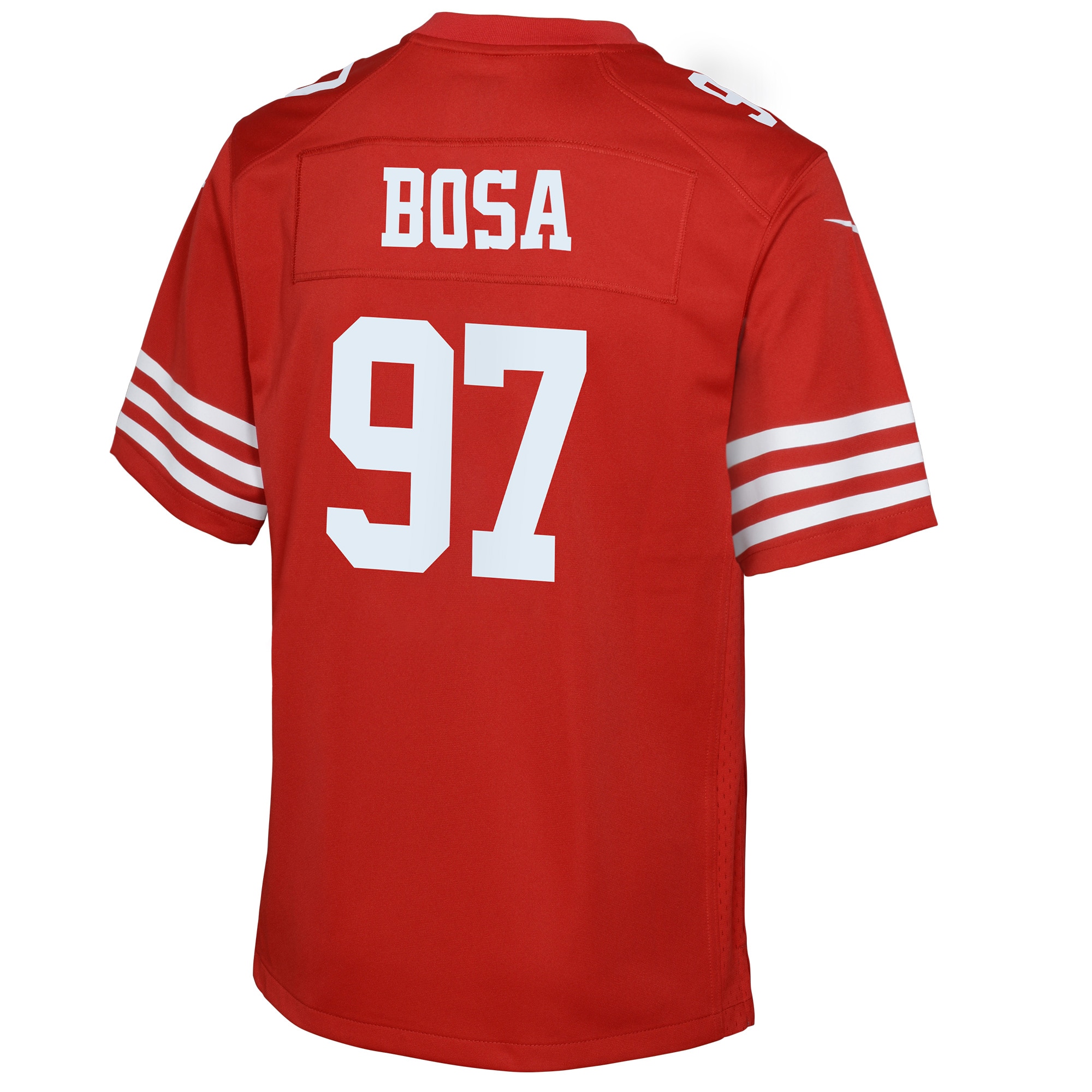 Nick Bosa San Francisco 49ers Nike Youth Game Jersey - Scarlet - PersonalJerseys