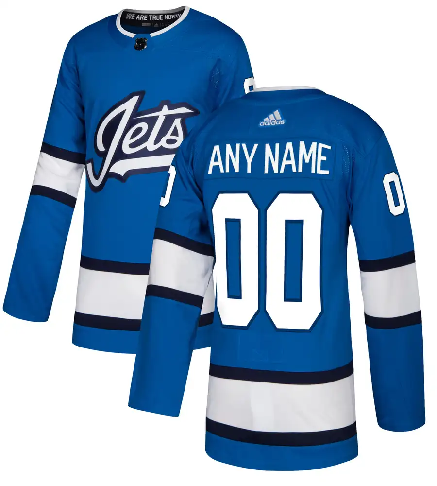 Winnipeg Jets Alternate Authentic Custom Jersey - Blue - Friend Lounge Store - Shop for All Things Jerseys Sports - PersonalJerseys