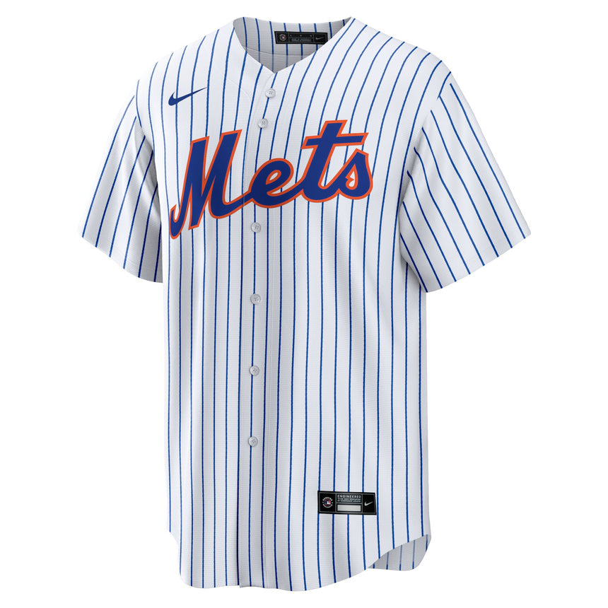 Men's New York Mets White Home Blank Replica Jersey - PersonalJerseys