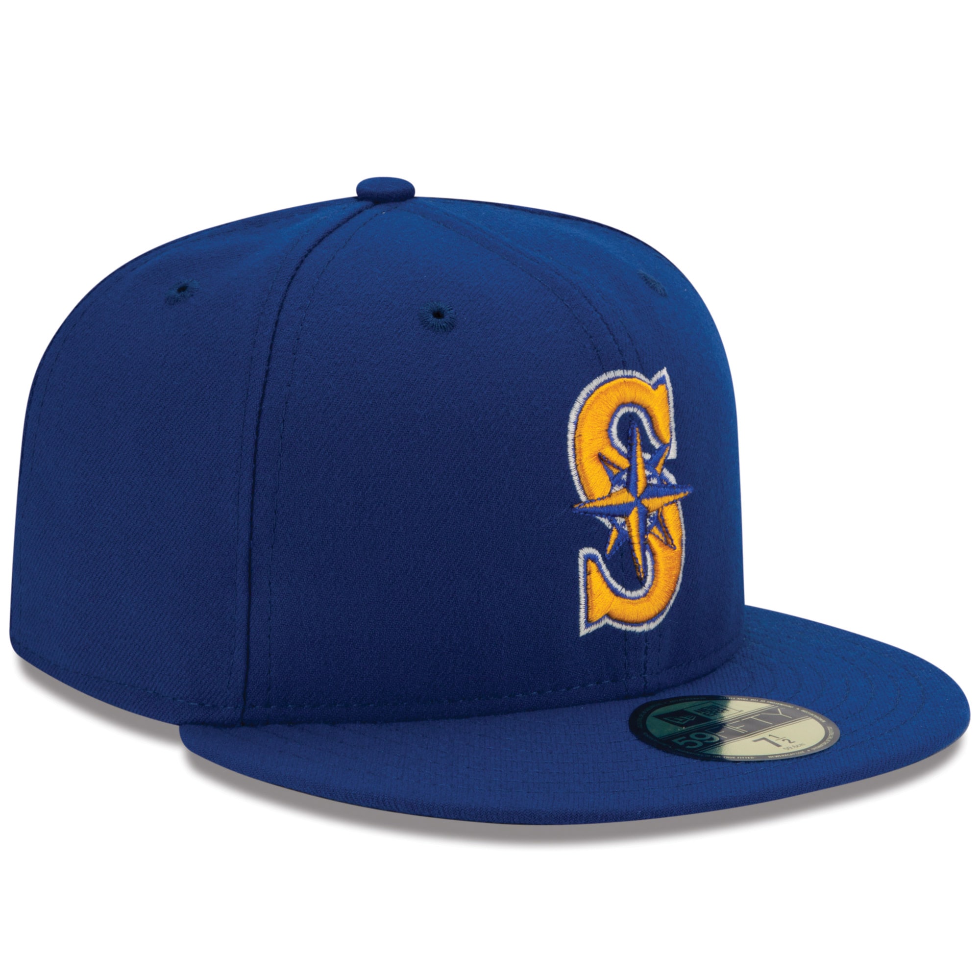 Seattle Mariners New Era Alternate 2 Authentic On Field 59FIFTY Fitted Hat - Royal - PersonalJerseys