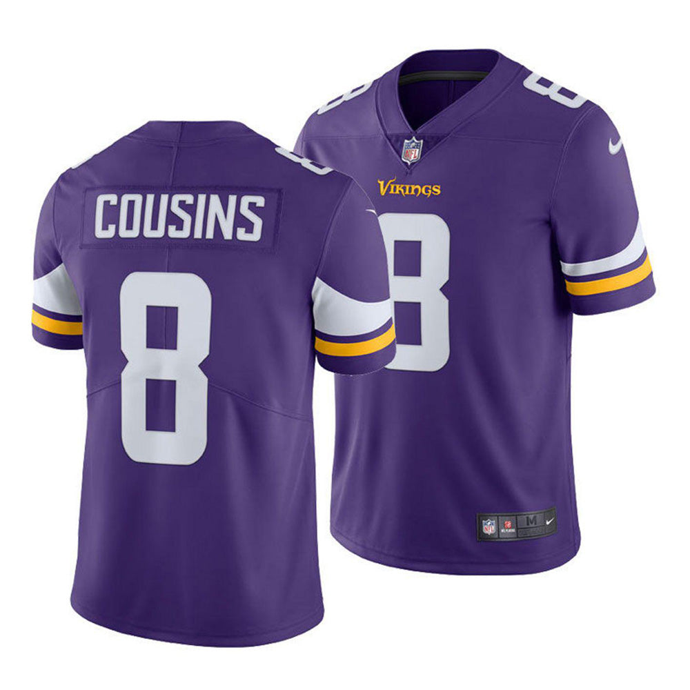 Youth Minnesota Vikings Kirk Cousins Vapor Jersey - Purple - Sports Wear Jersey - PersonalJerseys