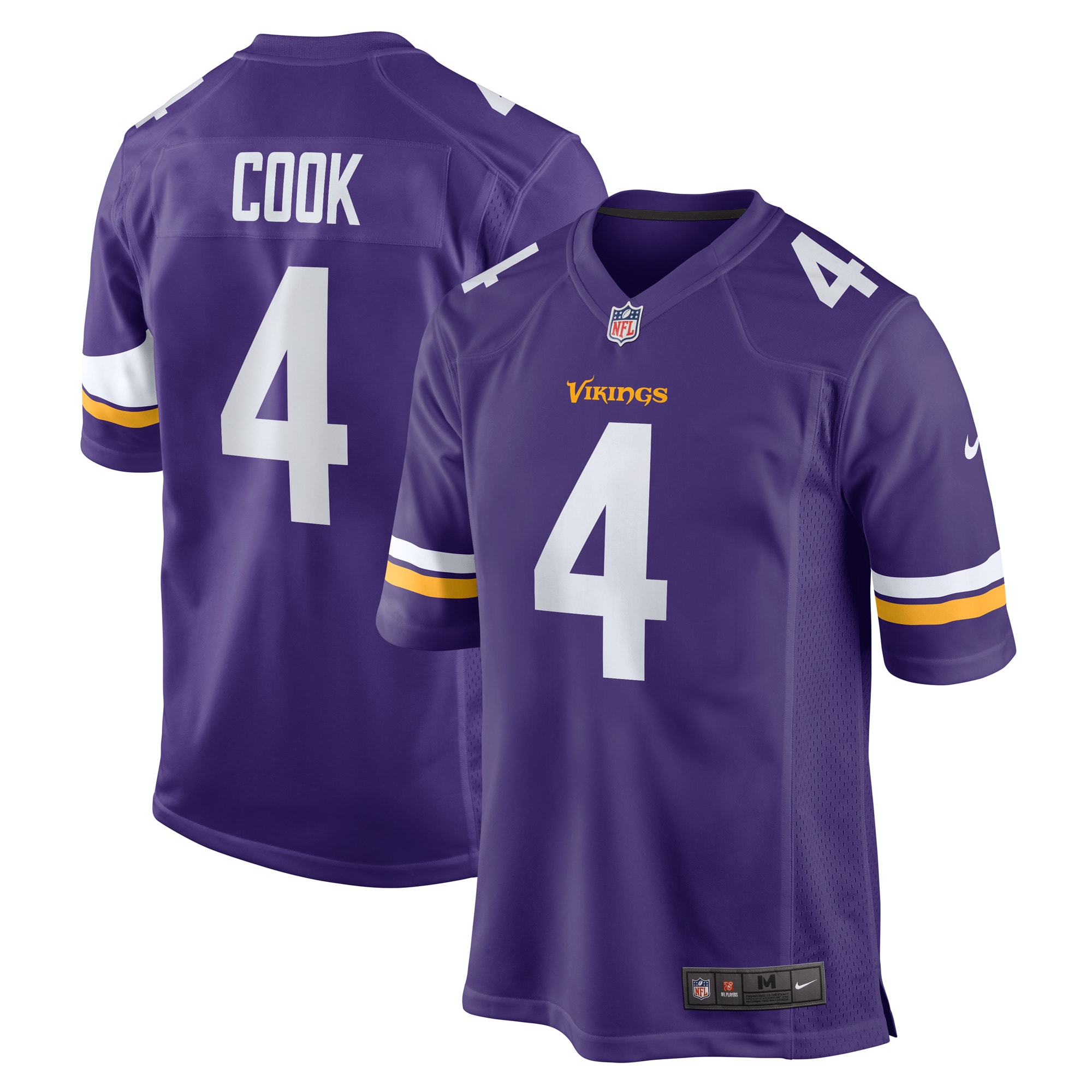 Minnesota Vikings Dalvin Cook Purple Game Jersey for Youth Women Men - Friend Lounge Store - Shop for All Things Jerseys Sports - PersonalJerseys