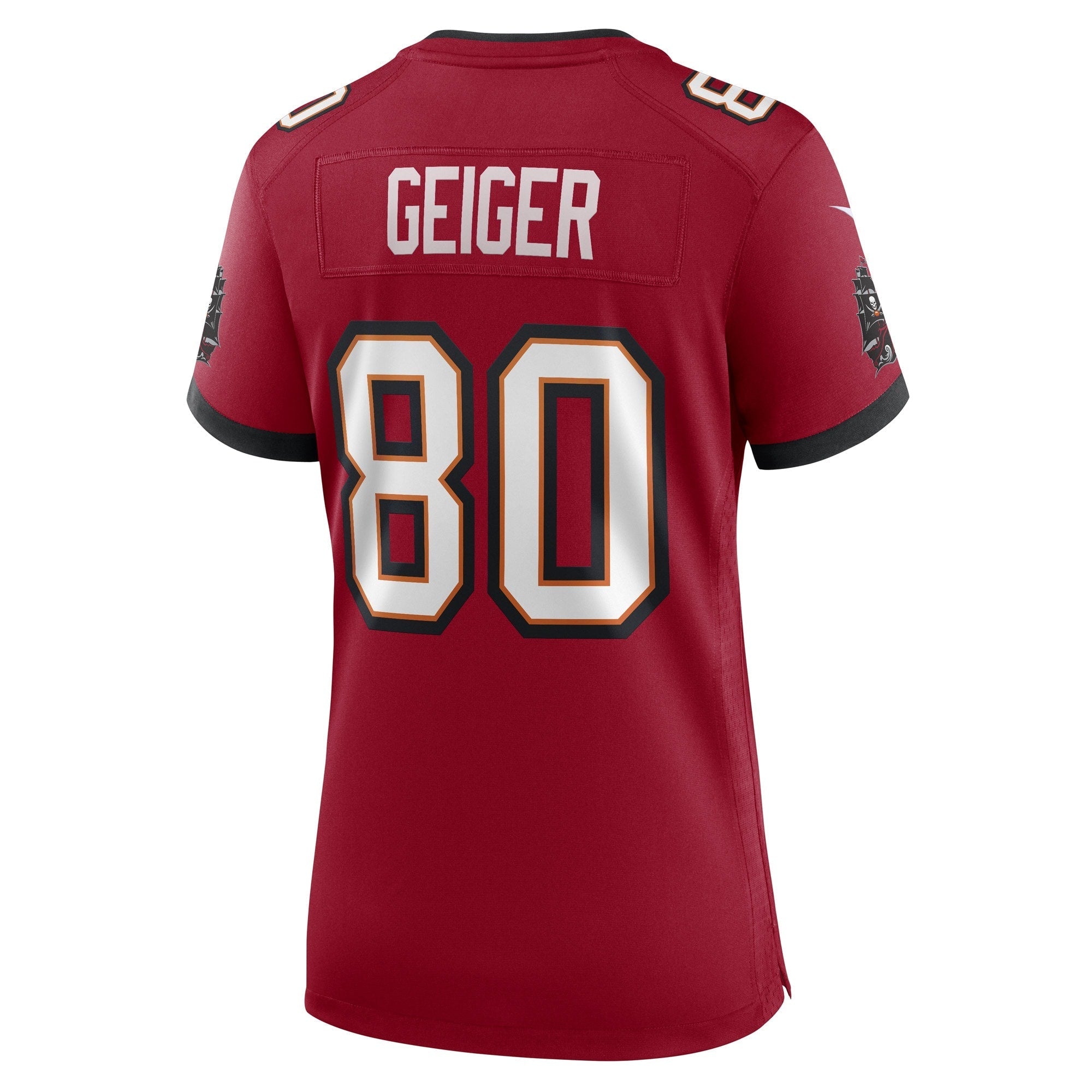 Women's Nike Kaylon Geiger Red Tampa Bay Buccaneers Game Player Jersey - PersonalJerseys