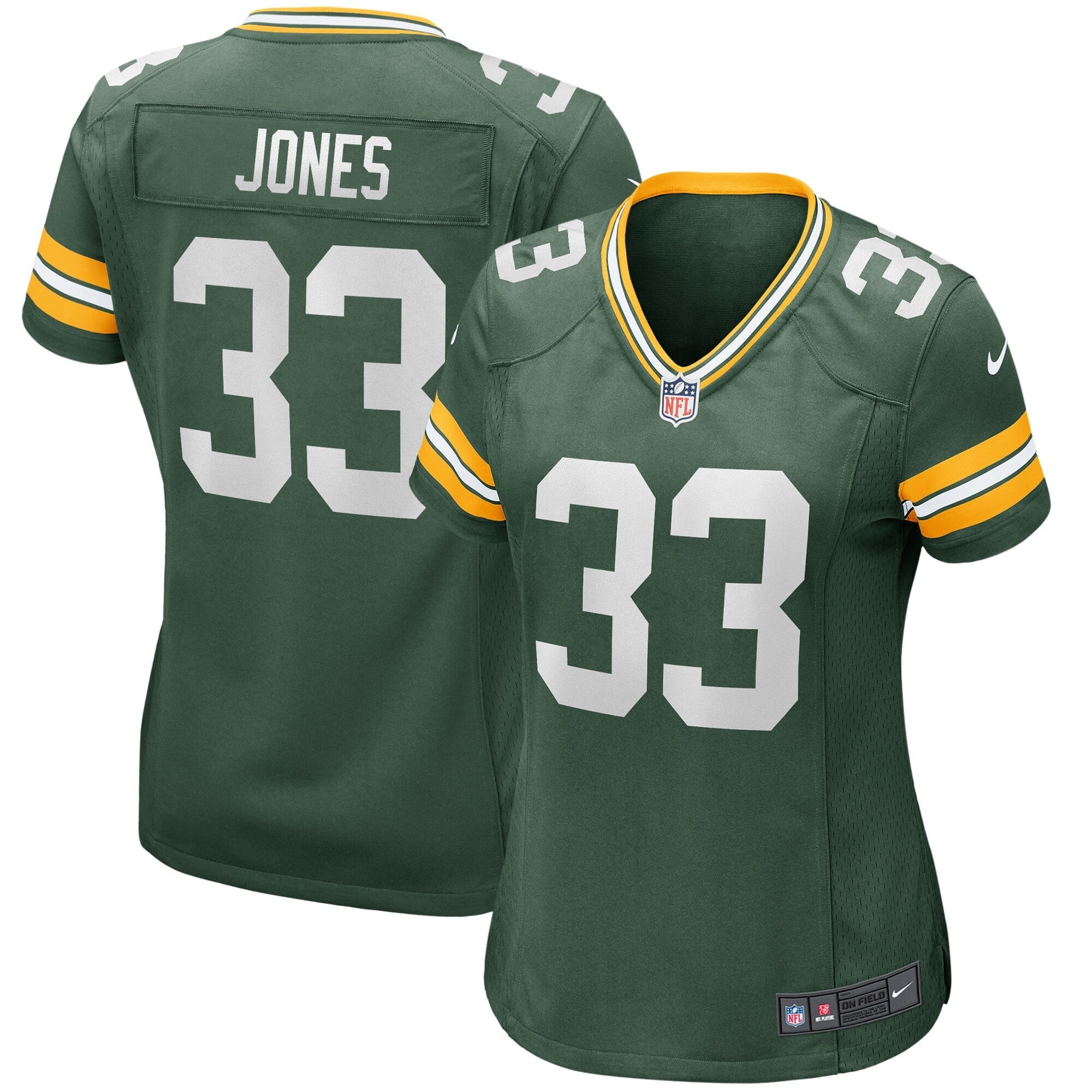 Women's Nike Aaron Jones Green Green Bay Packers Game Jersey - PersonalJerseys