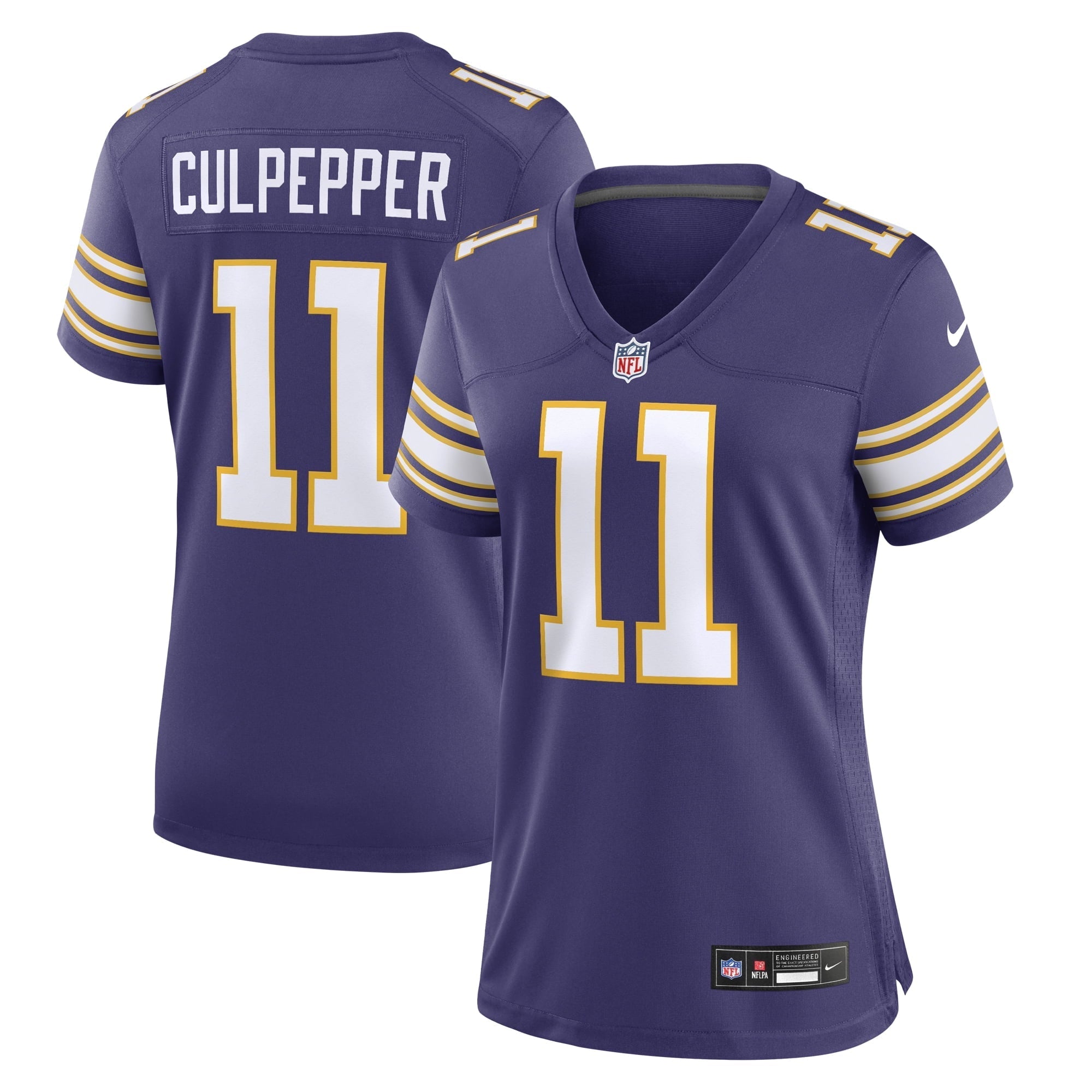Women's Nike Daunte Culpepper Purple Minnesota Vikings Classic Retired Player Game Jersey - PersonalJerseys
