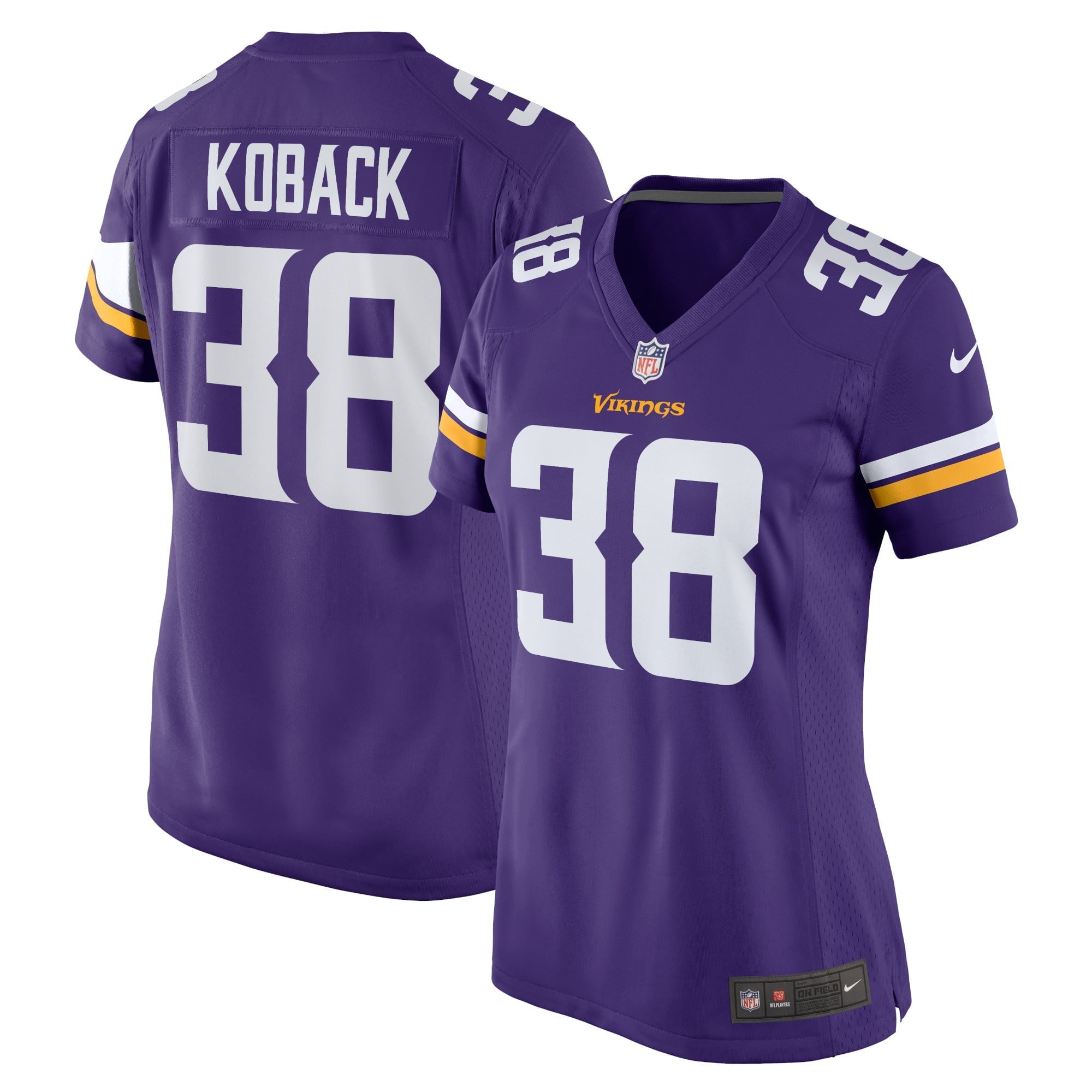 Women's Nike Bryant Koback Purple Minnesota Vikings Home Game Player Jersey - PersonalJerseys
