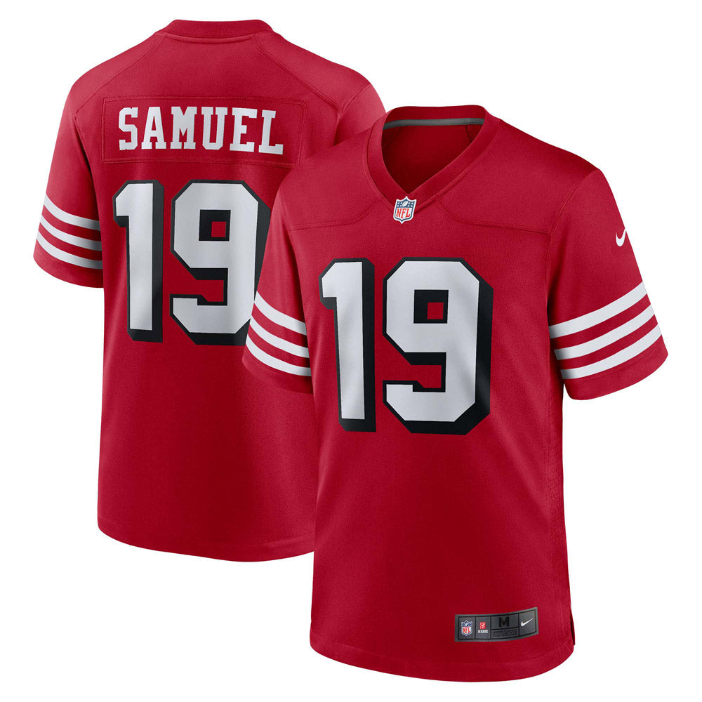 Men's San Francisco 49ers Deebo Samuel Alternate Game Jersey Scarlet - PersonalJerseys