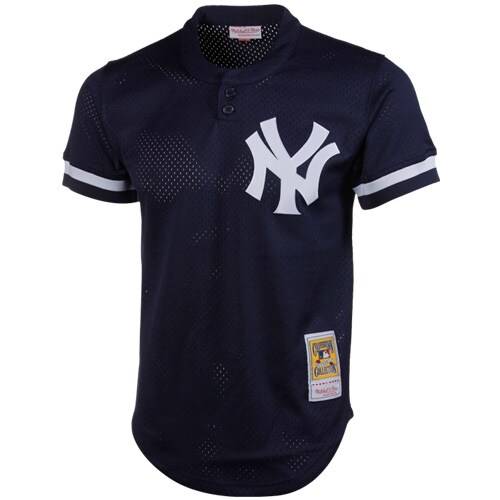 Don Mattingly New York Yankees Mitchell & Ness 1995 Authentic Cooperstown Collection Mesh Batting Practice Jersey - Navy - PersonalJerseys