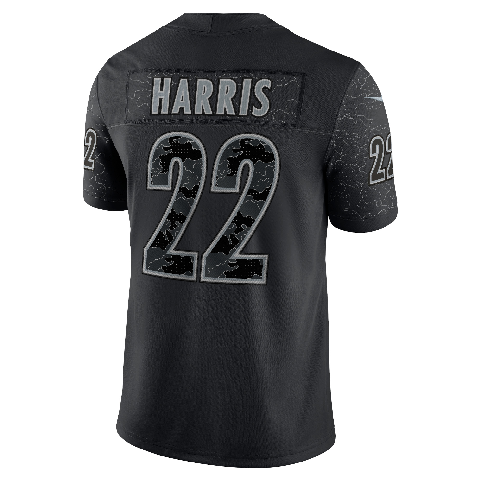 Najee Harris Pittsburgh Steelers Nike RFLCTV Limited Jersey - Black - PersonalJerseys