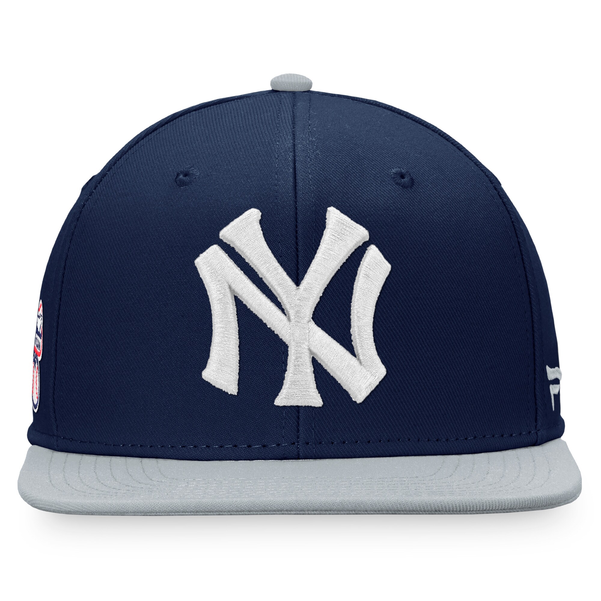 New York Yankees Fanatics Branded Fundamental Two-Tone Snapback Hat - Navy/Gray - PersonalJerseys